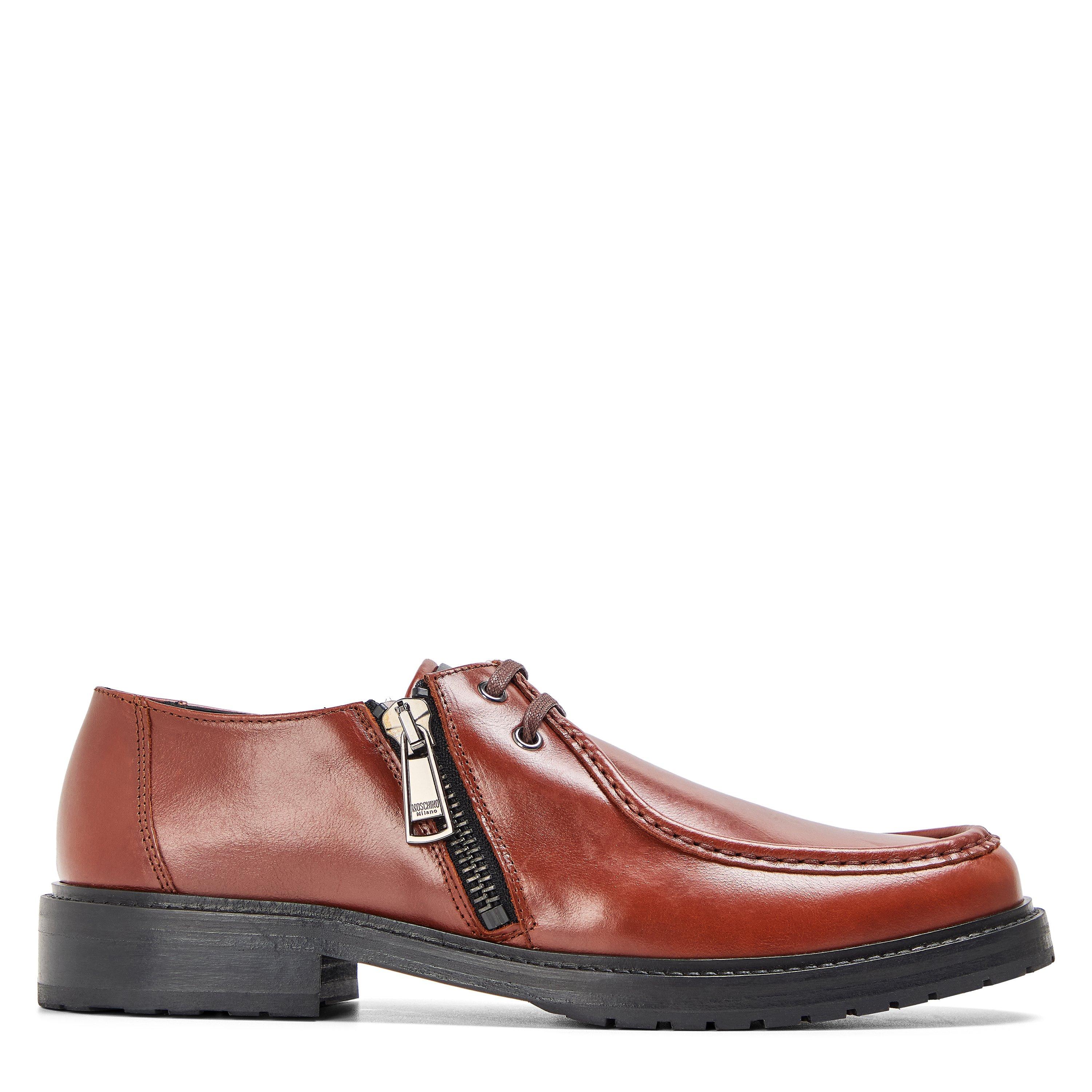 Moschino Men's Loafers - Brown - Size 9 (43)