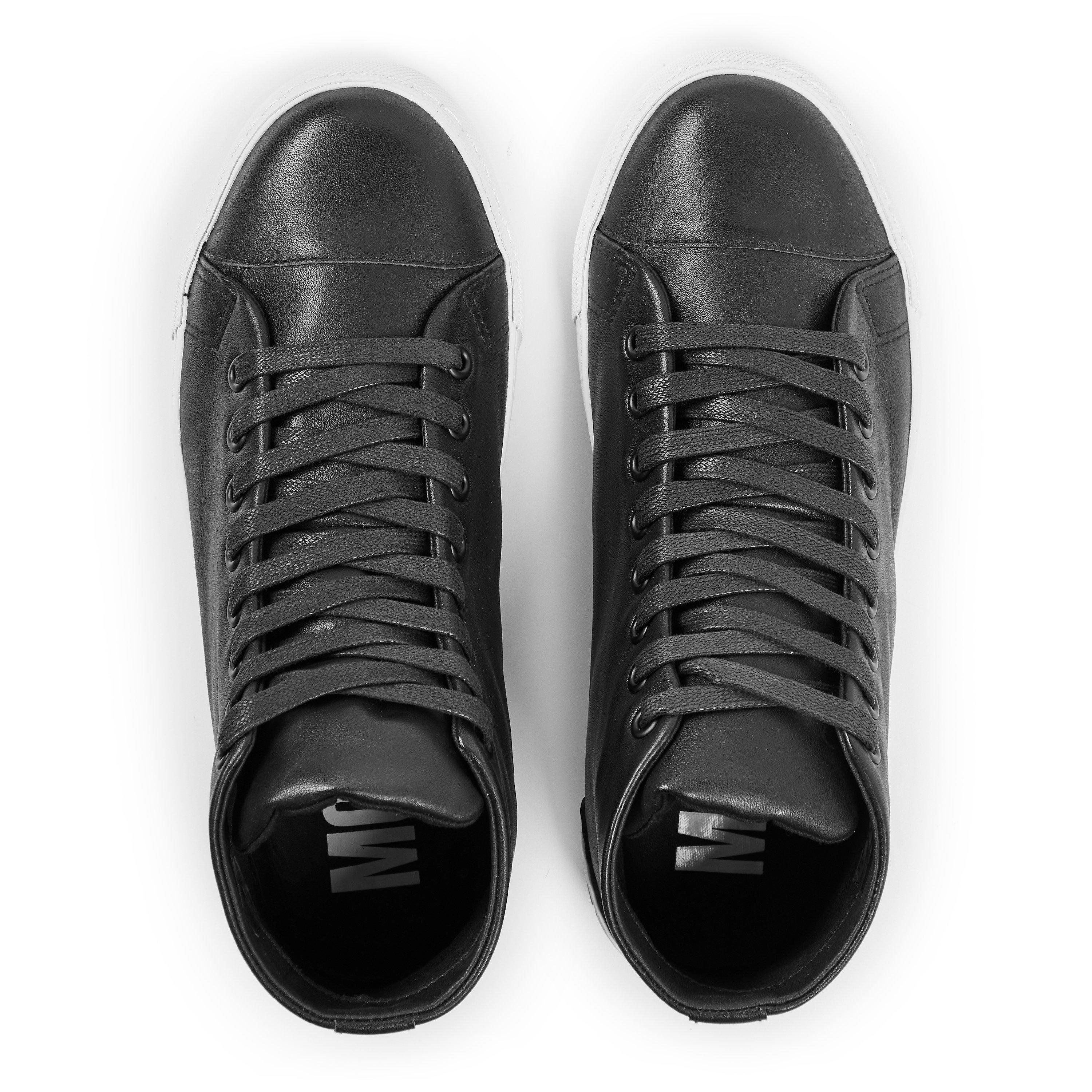 Black - Moschino - Moschino Crt Trainr Sn99 - 4