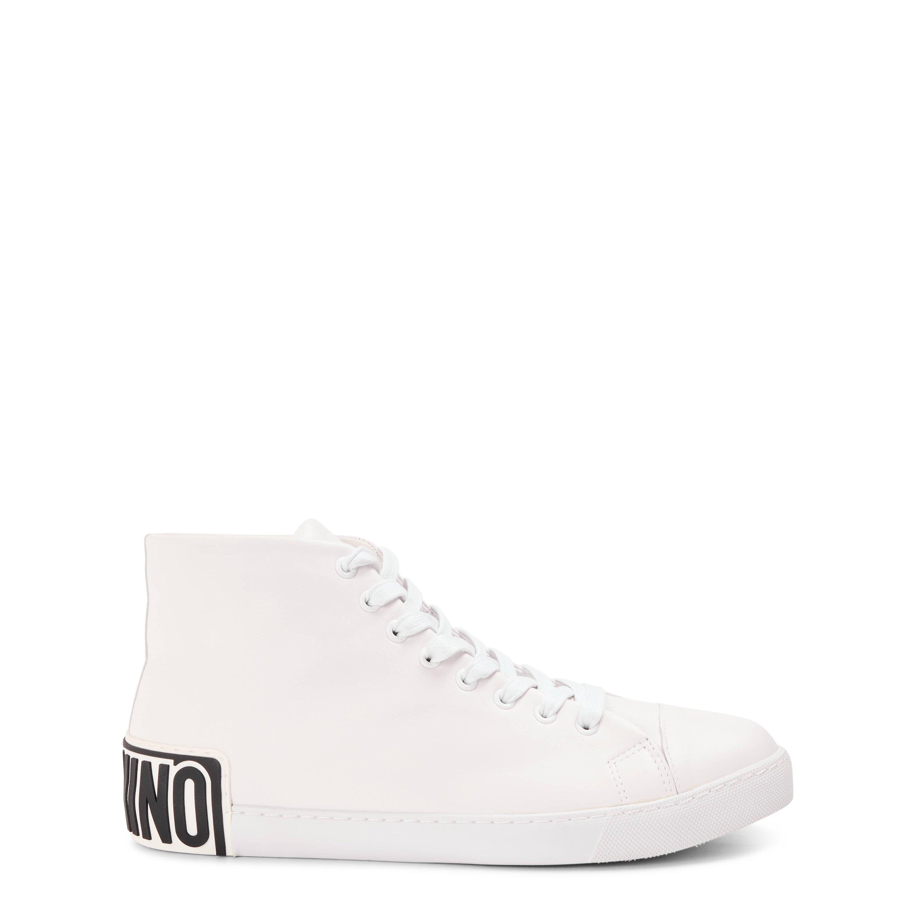 Moschino Men's Court Trainers - White - Size 8 (42)