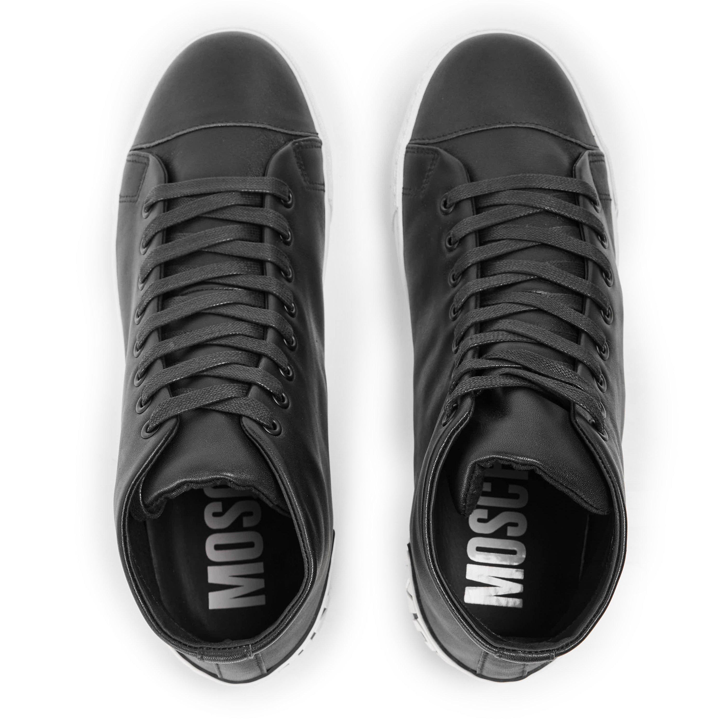 Black - Moschino - Moschino Crt Trainr Sn99 - 4