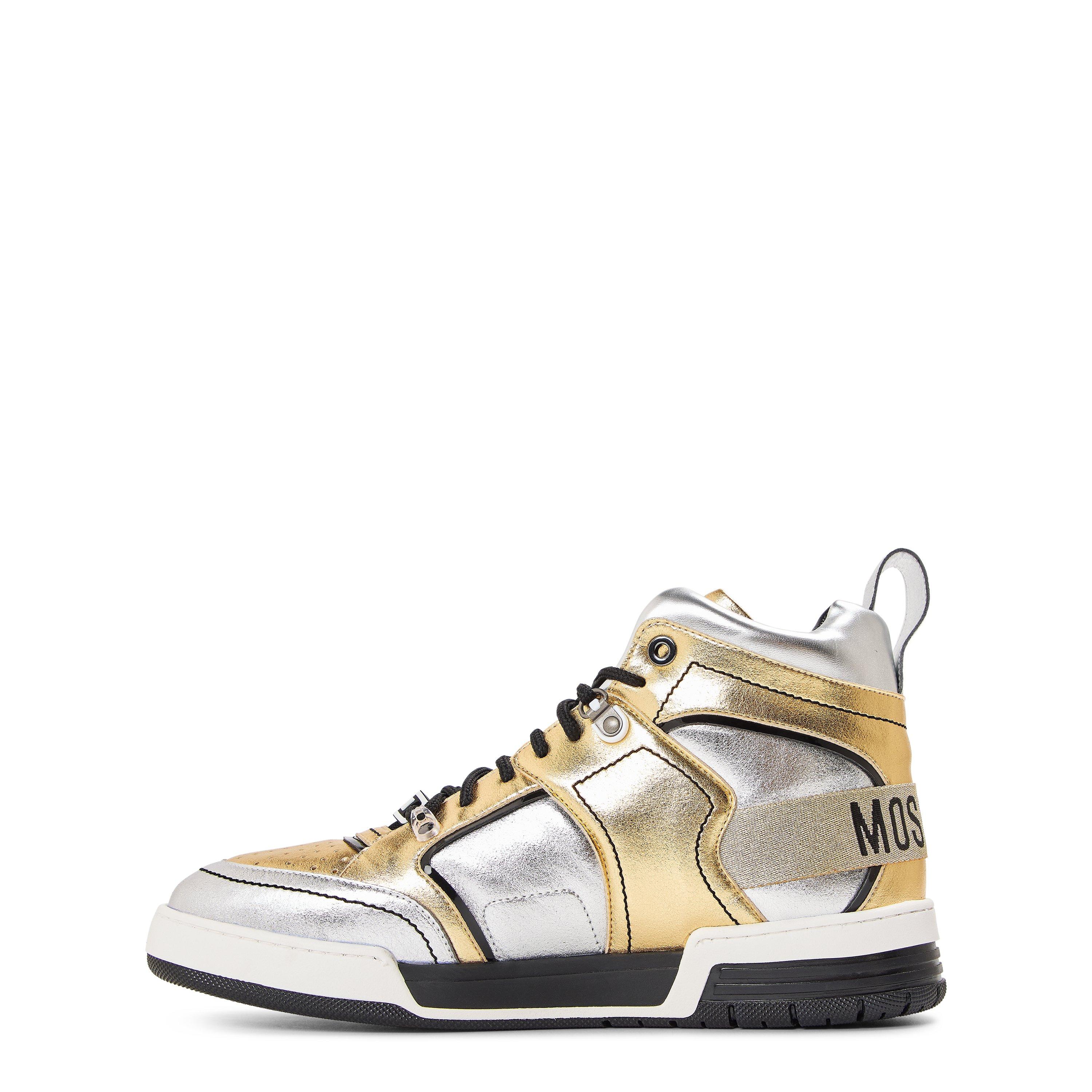 Gold - Moschino - Moschino Hi Top Trnr Sn99 - 2