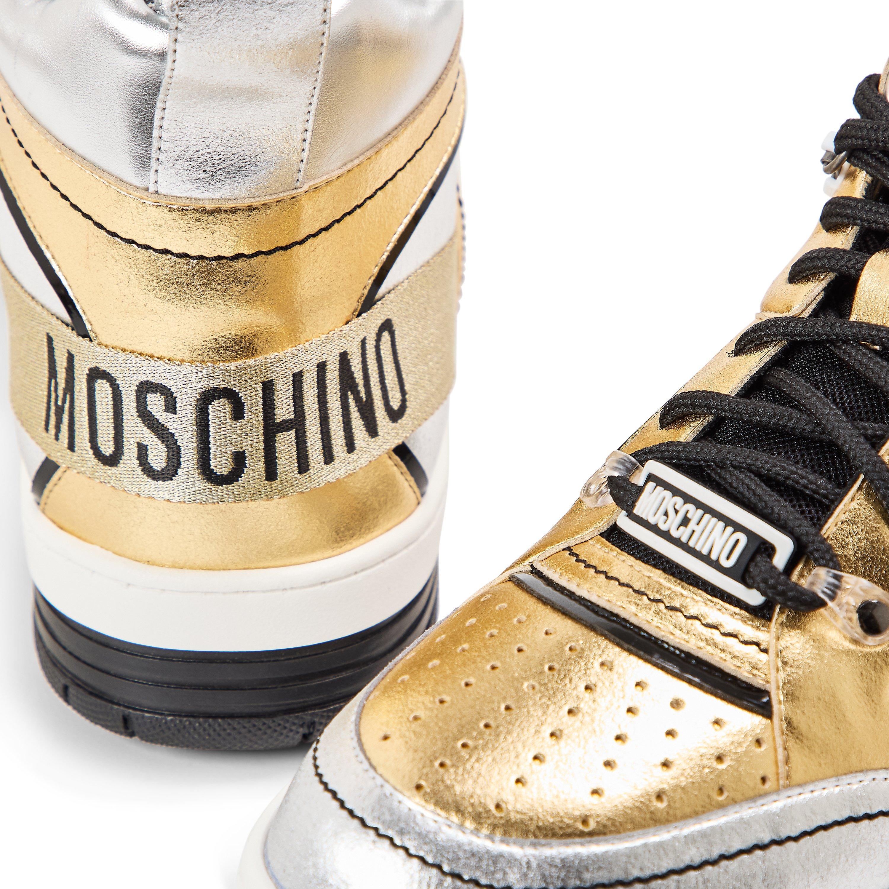 Gold - Moschino - Moschino Hi Top Trnr Sn99 - 3