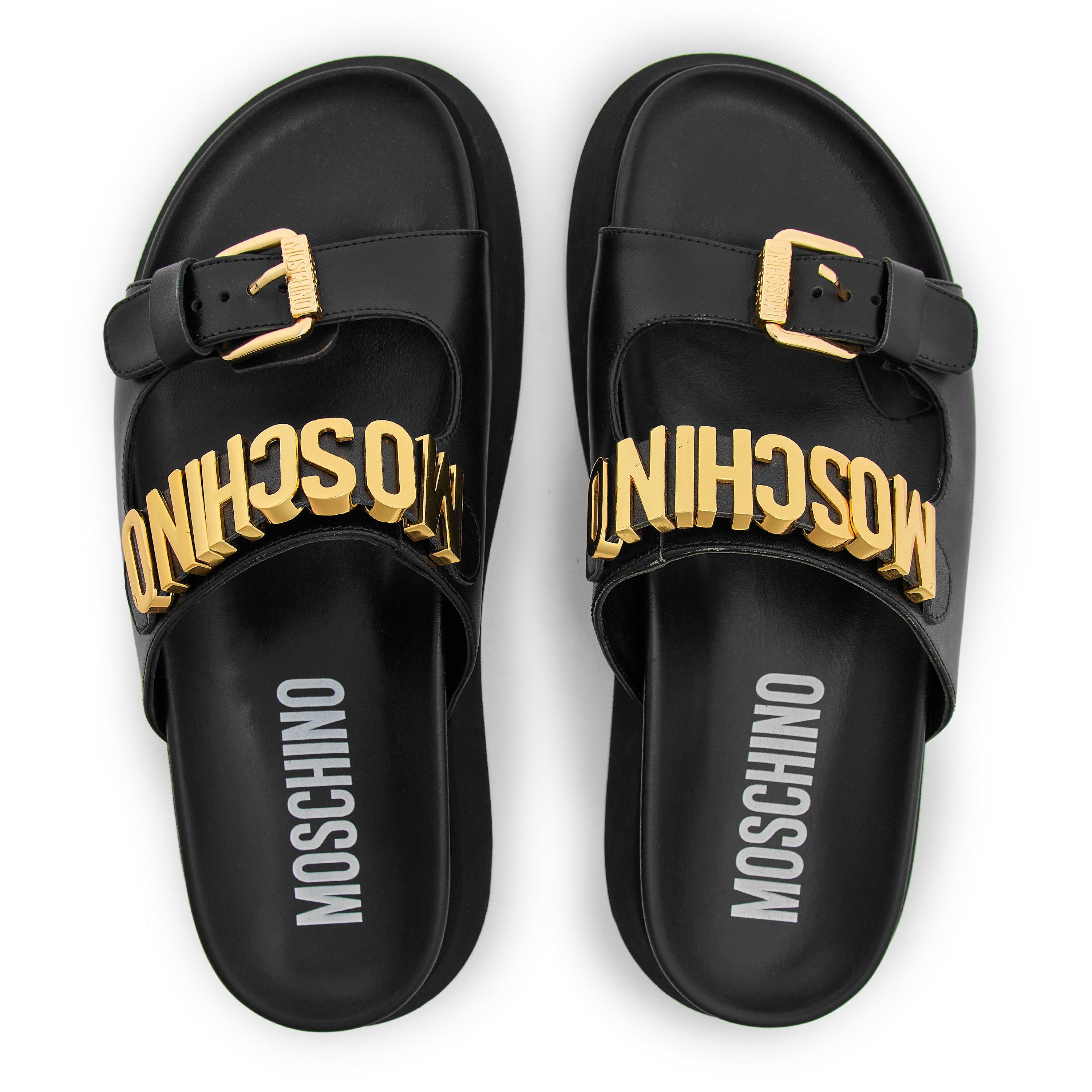 Black - Moschino - Moschino Bkle Sandl Sn99 - 4