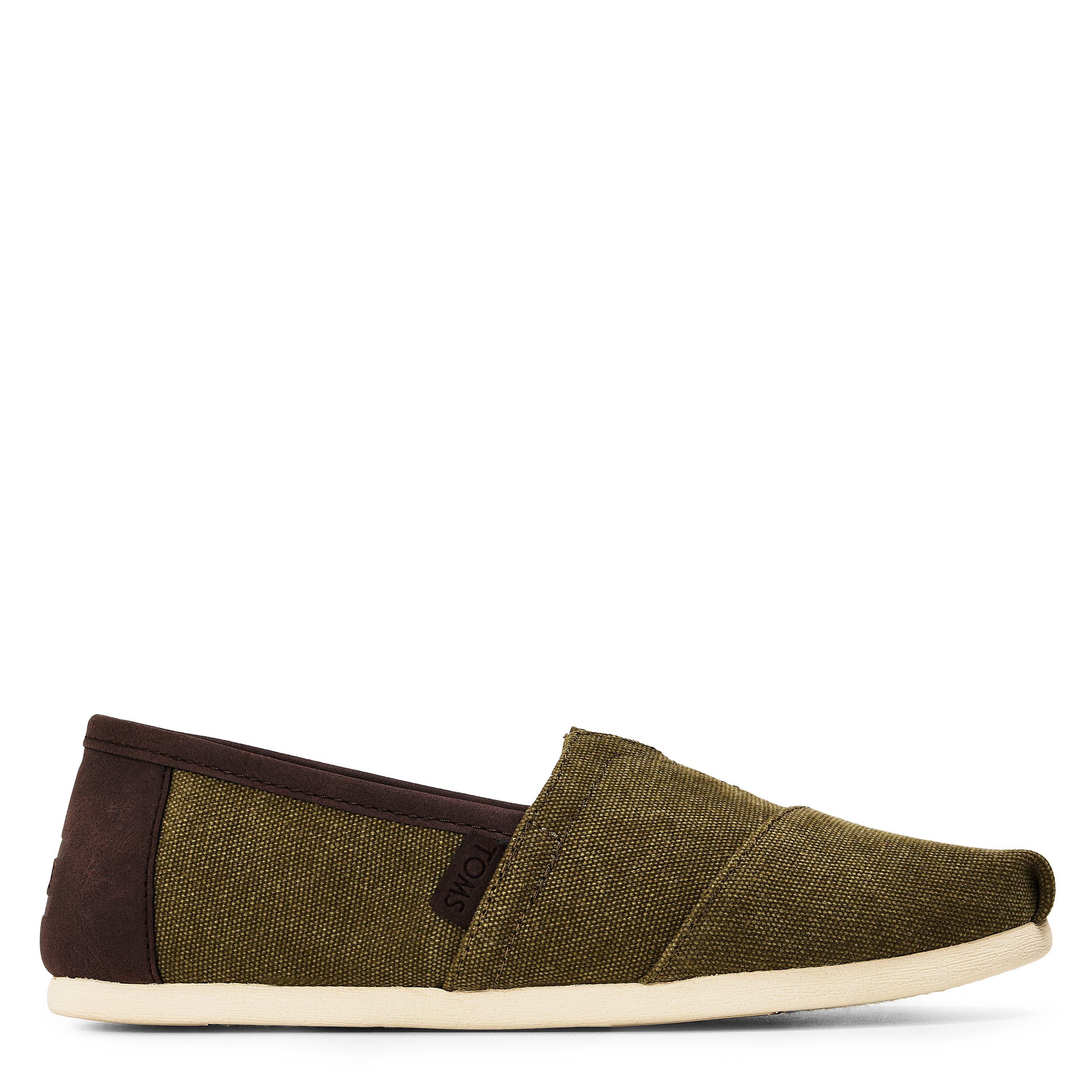 Olive (there is no difference between en-GB and fr-FR for this word) - Toms - Canvas/Trim Alpr Esp Mens - 1