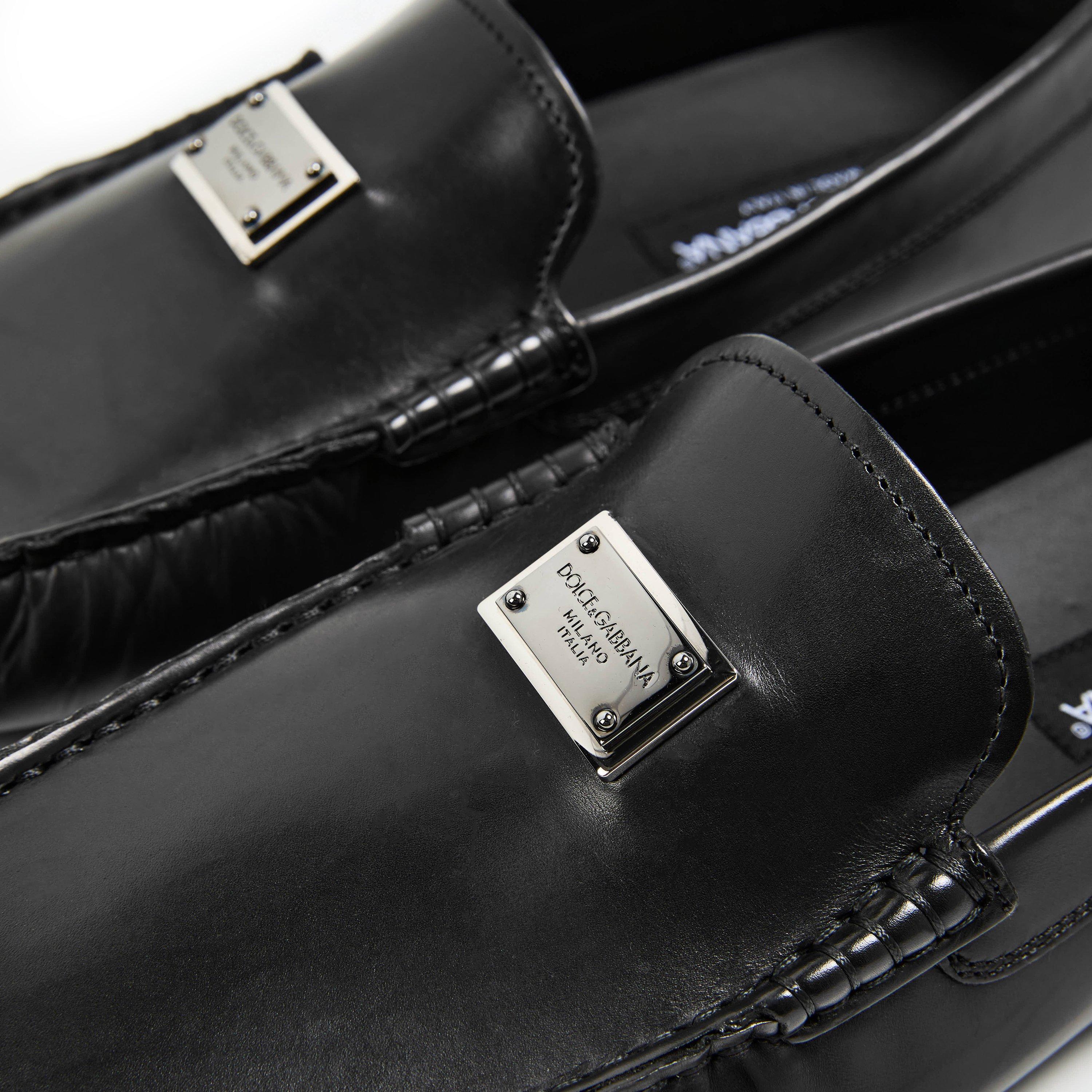Black - Dolce and Gabbana - DG Driver Loafer Sn61 - 4