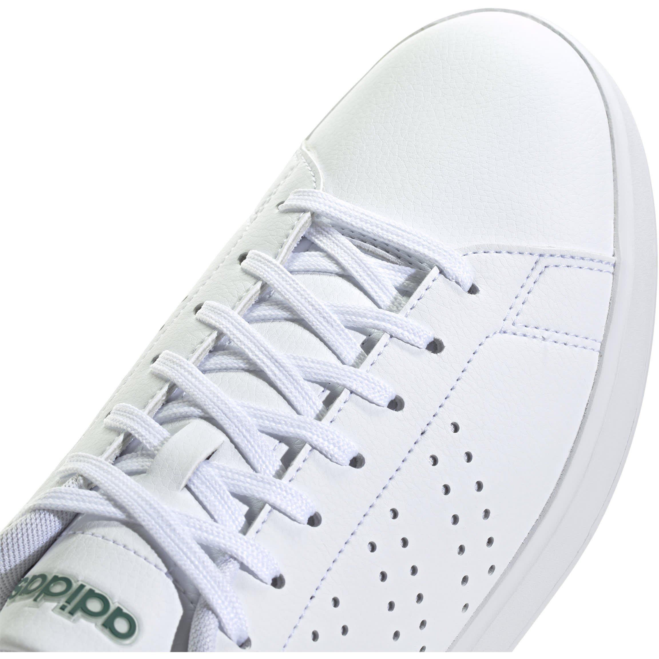 Wit/Groen - adidas - Advantage 2.0 Low-Top Trainers Mens - 7
