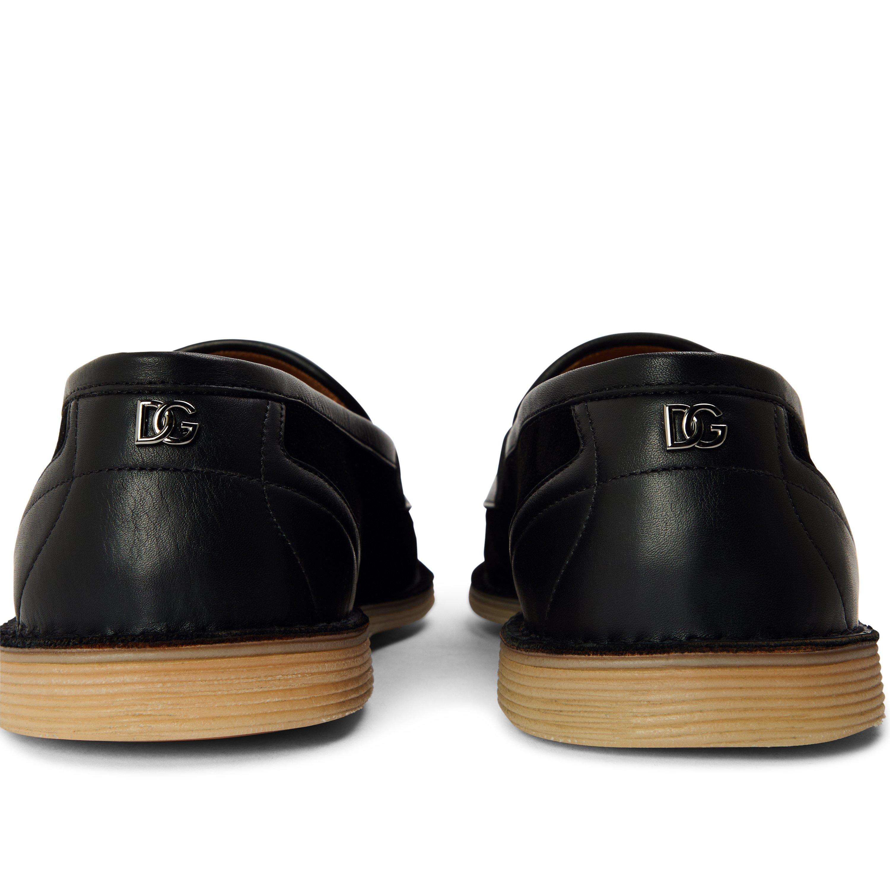 Black/Black - Dolce and Gabbana - Men's Dorada Loafers - 3