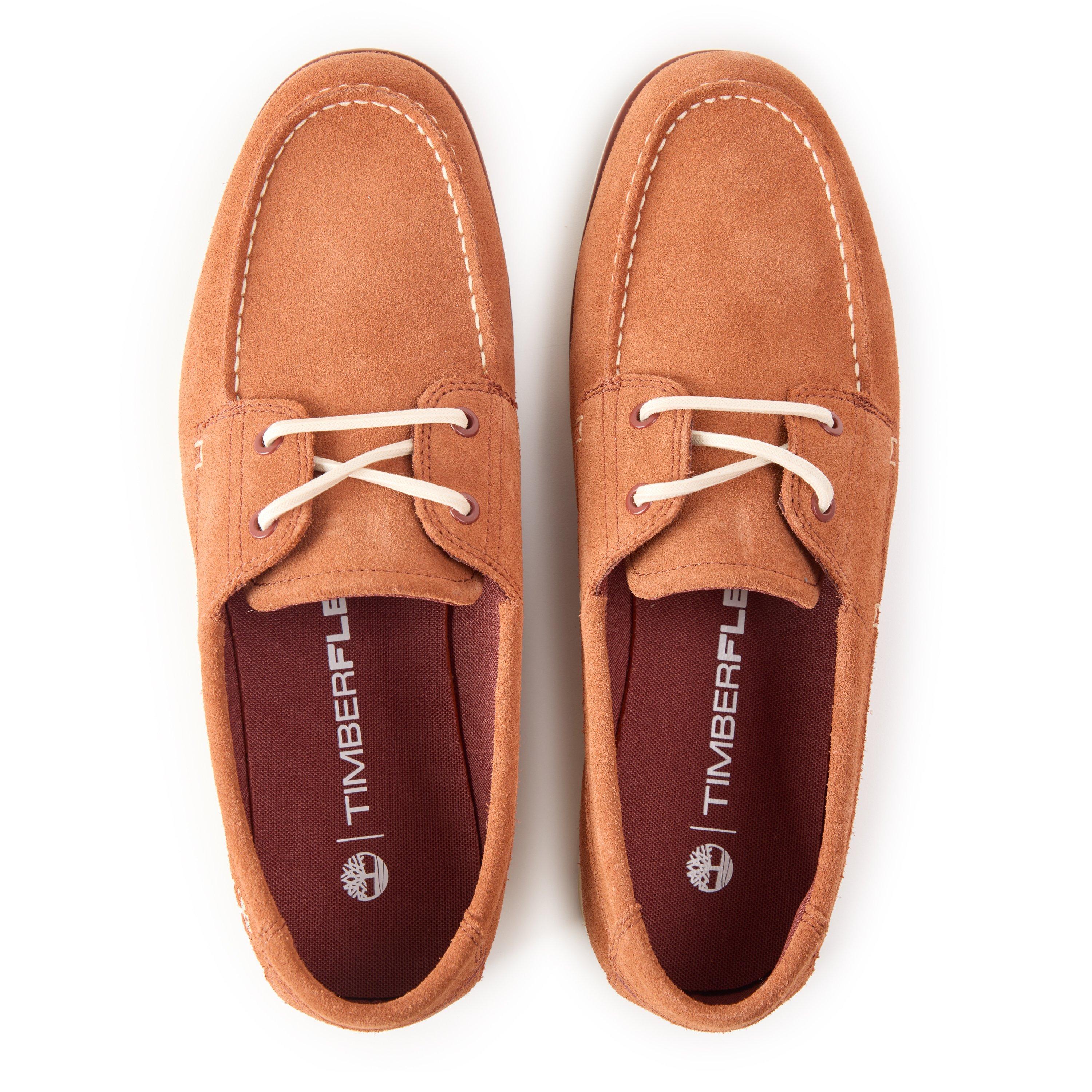 Rust Suede - Timberland - Timberland Grafton Bay Lace Up Shoe Dark Blue - 4