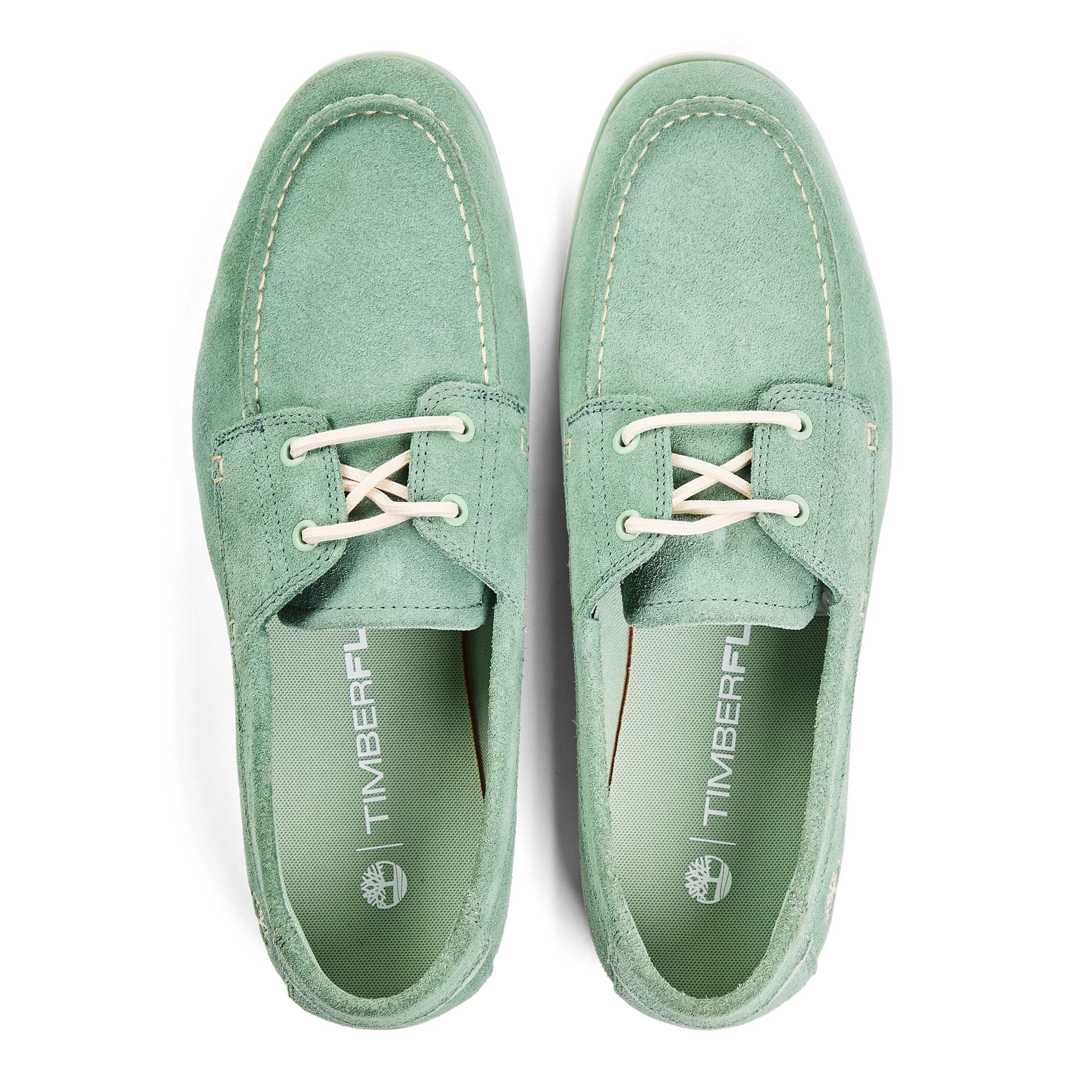 Light Grn Suede - Timberland - Grafton Bay Lace Up Shoe Dark Blue - 3
