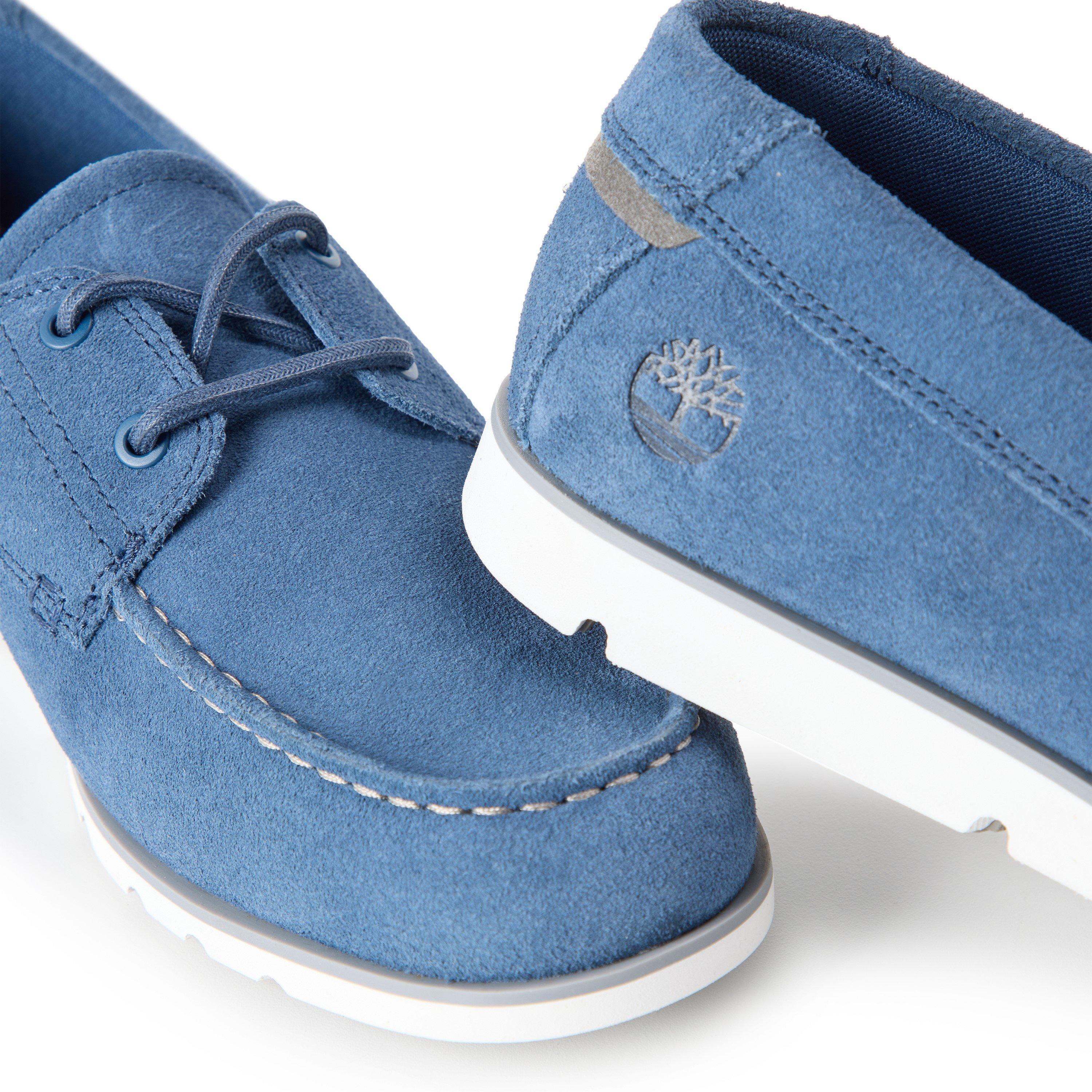Azul Escuro Camurça - Timberland - Timberland Grafton Bay Lace Up Shoe Dark Blue - 3