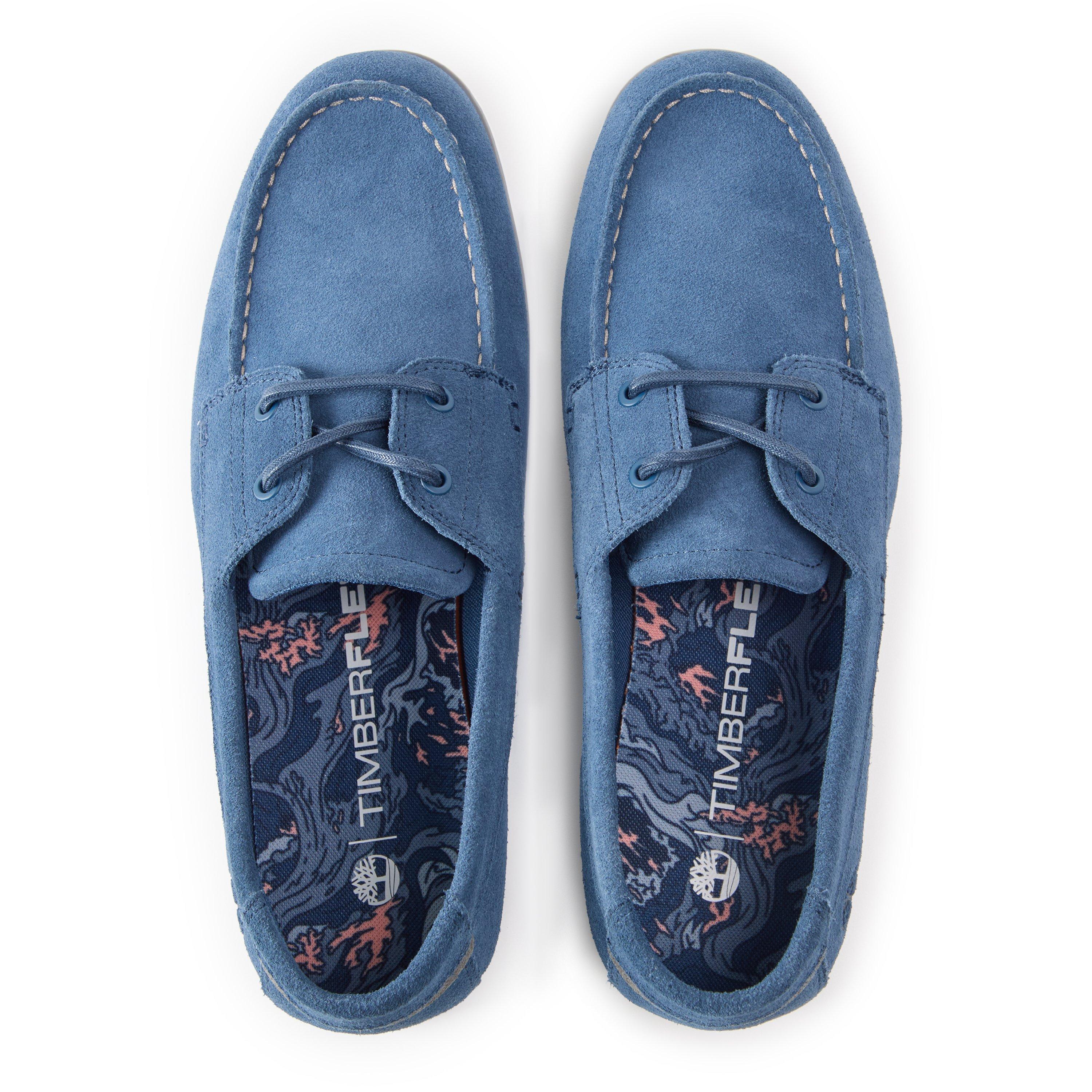 Azul Escuro Camurça - Timberland - Timberland Grafton Bay Lace Up Shoe Dark Blue - 4