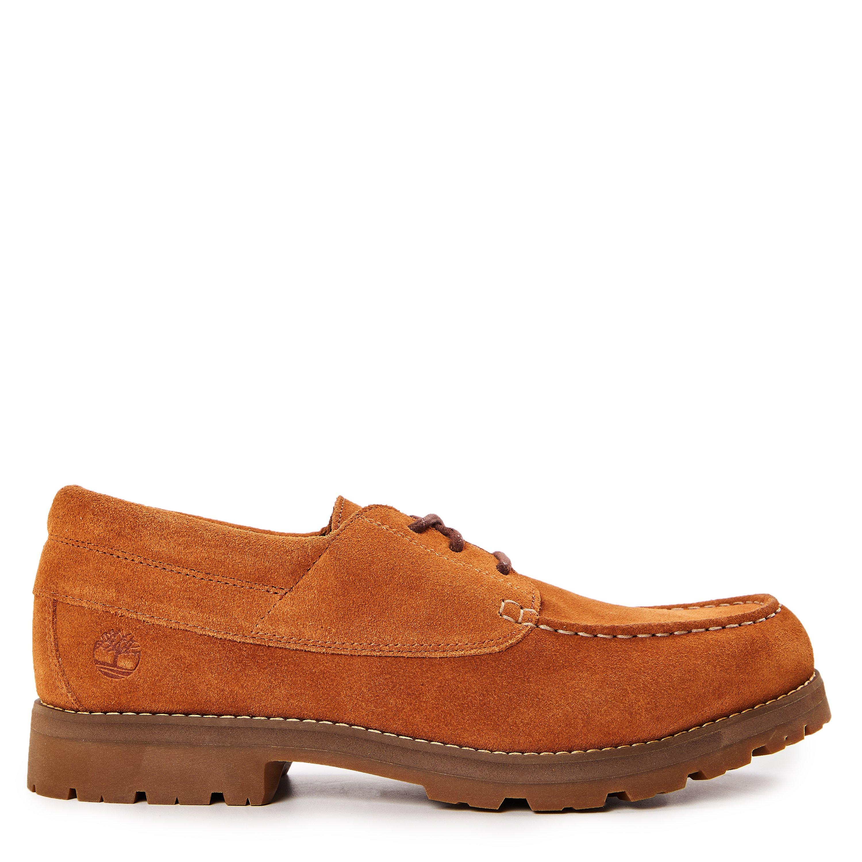 Timberland Men's Boat Shoes - Rust Suede - 7.5 (41.5)