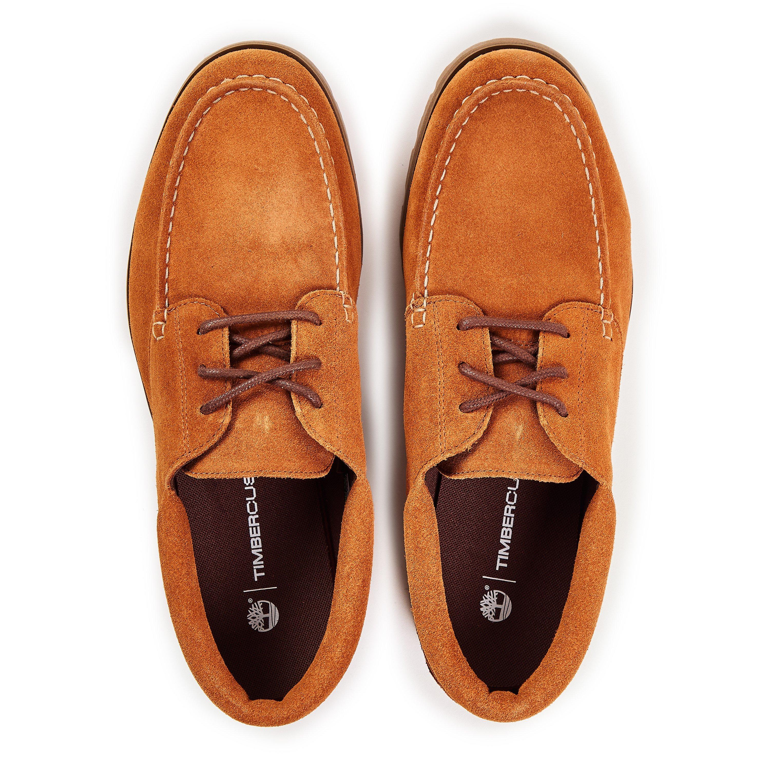 Rust Suede - Timberland - Britton Square Lace Up Shoe Rust Su - 4