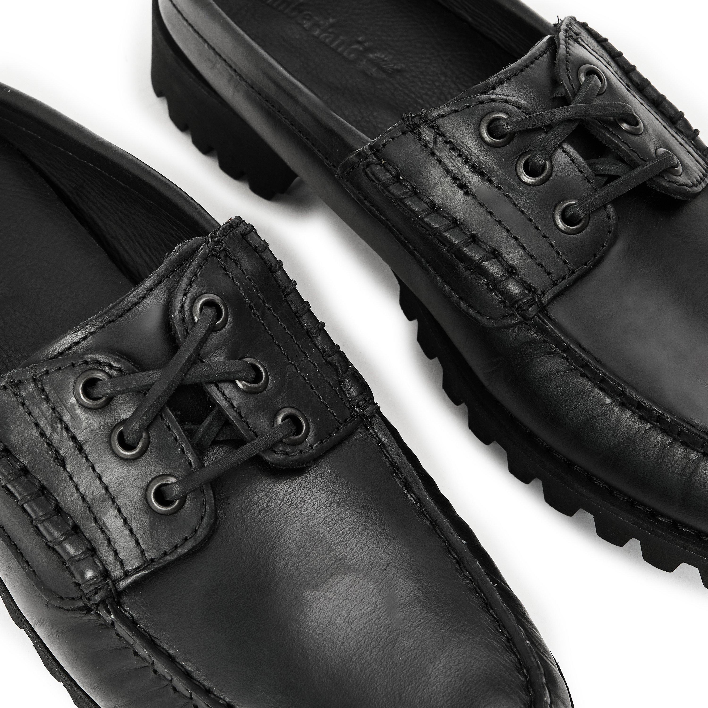 Blk Full Grain - Timberland - Men's Mule Shoe Flat Mules - 3