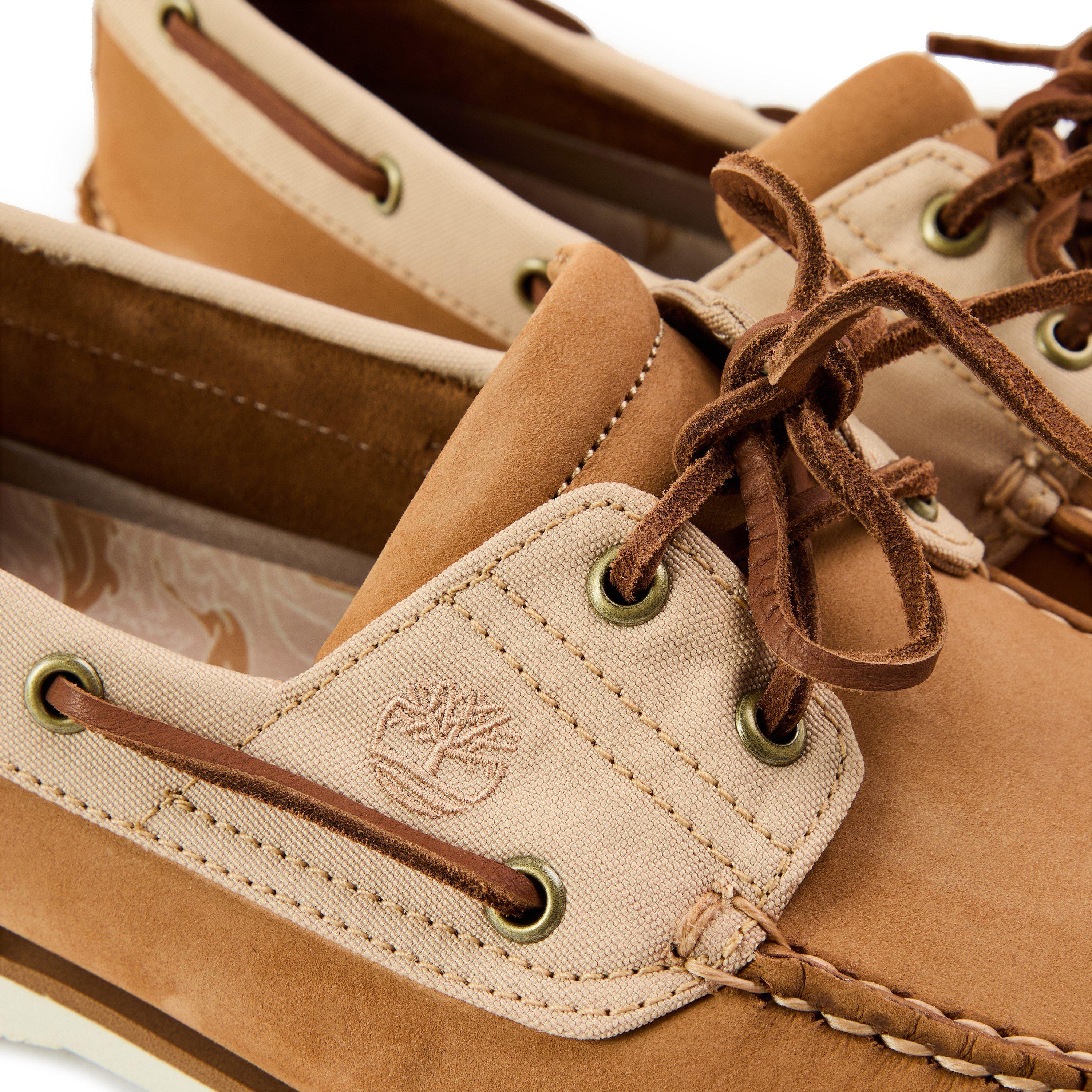 Med Beige - Timberland - Classic Boat Shoe Dark Green N - 3