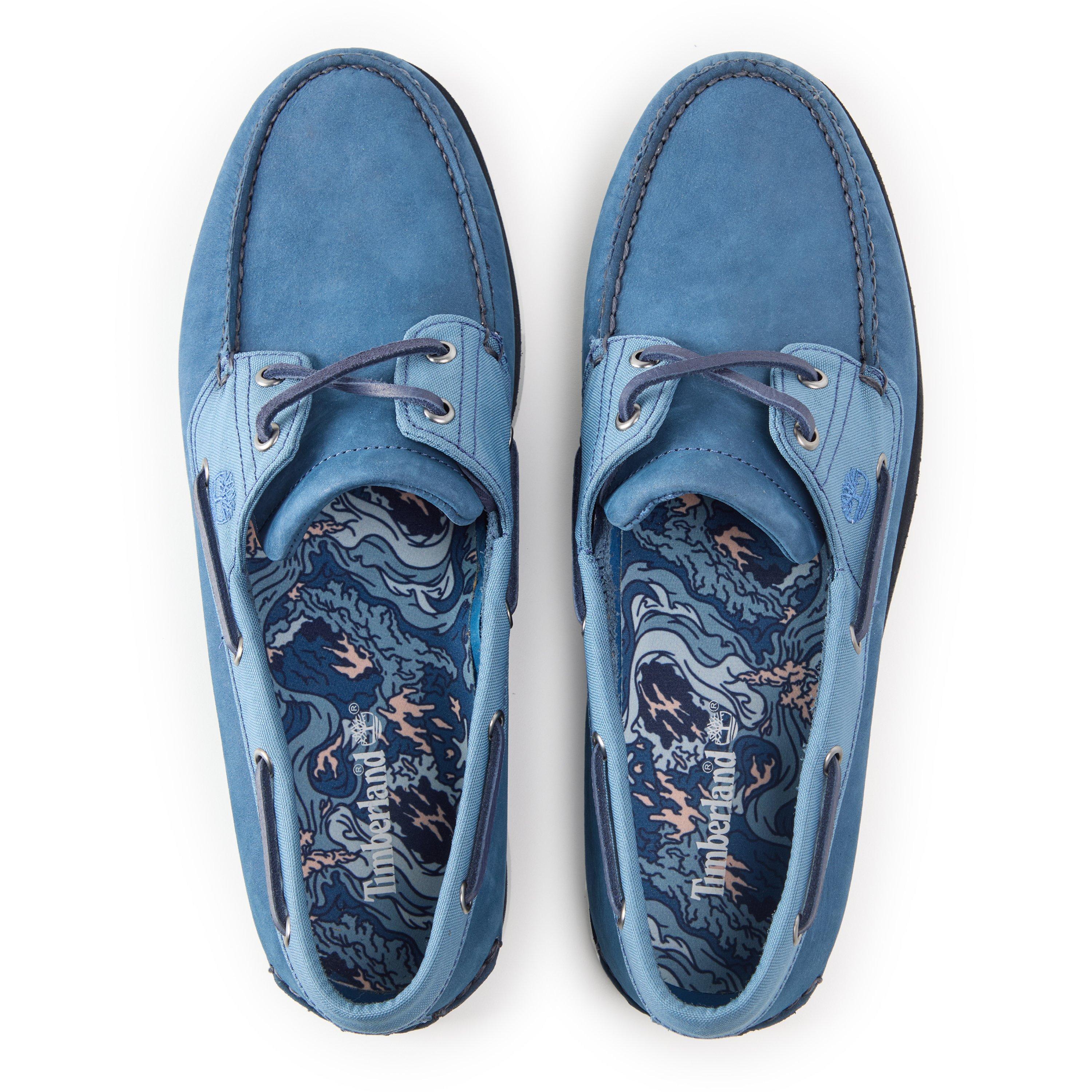 Dk Blue Nubuck - Timberland - Men's Boat Shoe Dark Green Boat Shoes - 4