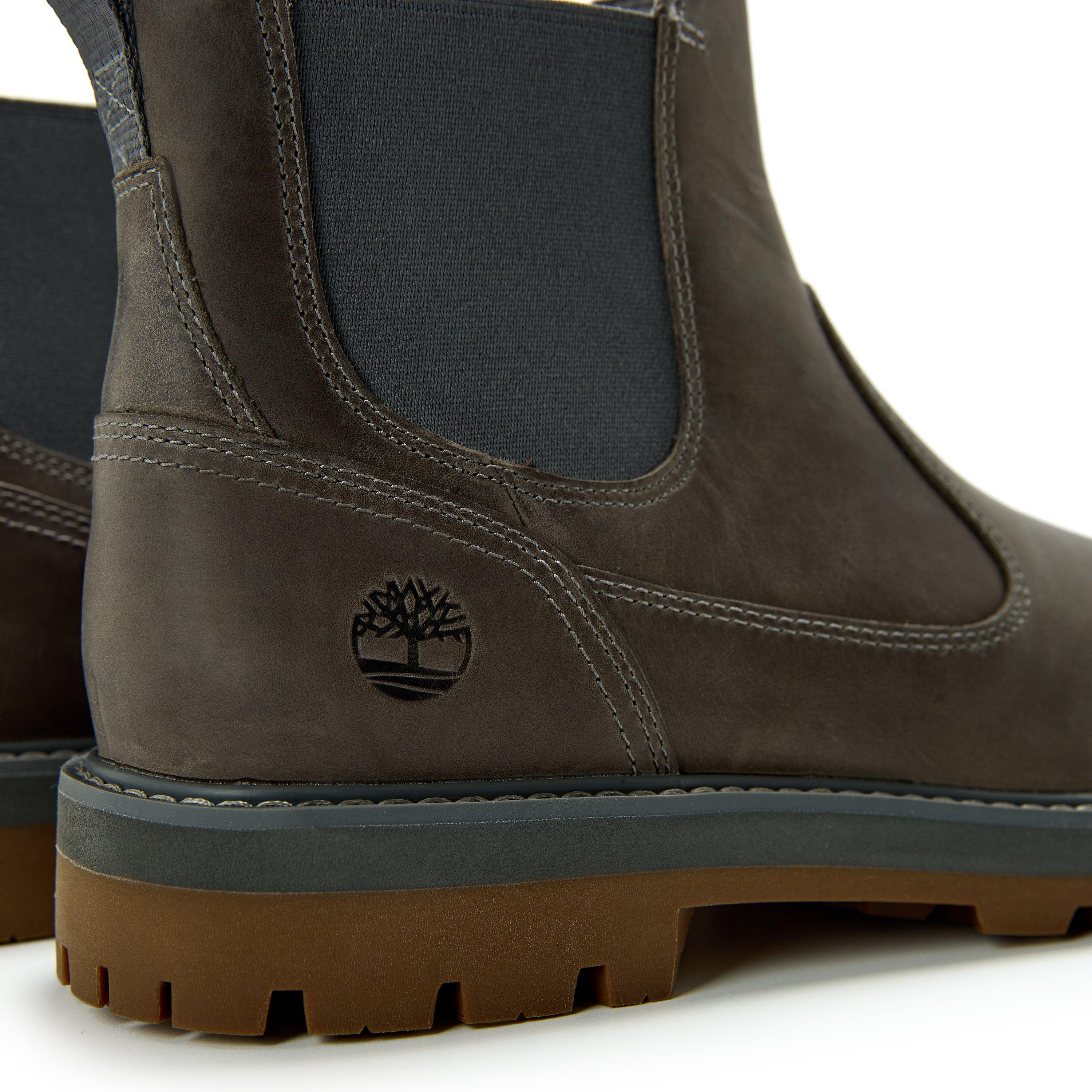 Donkergrijs korrel - Timberland - Timberland Britton Road Mid Chelsea Boot Dark - 3