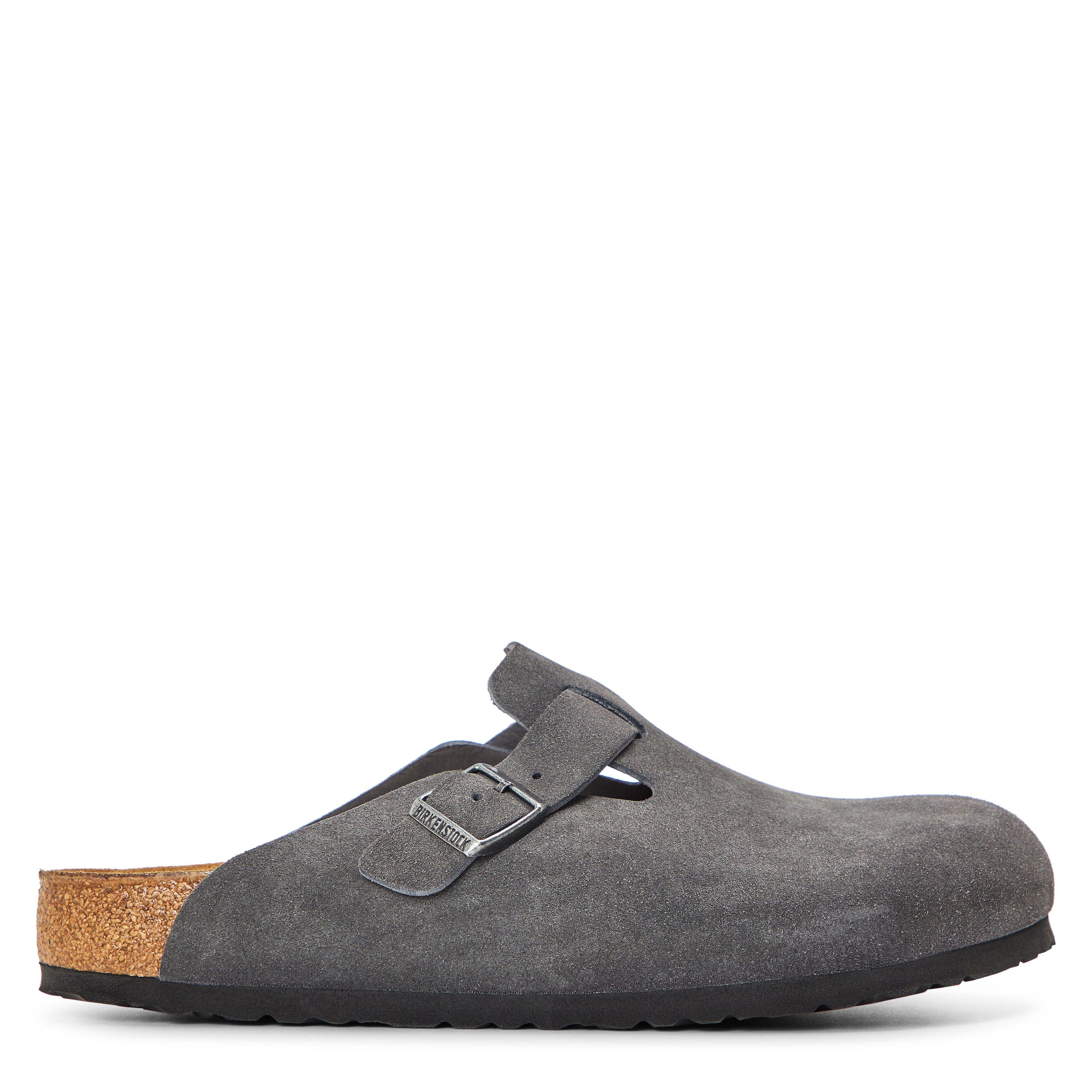 Birkenstock Men's Boston Leve Clogs - Charcoal - Size 10.5 (45)