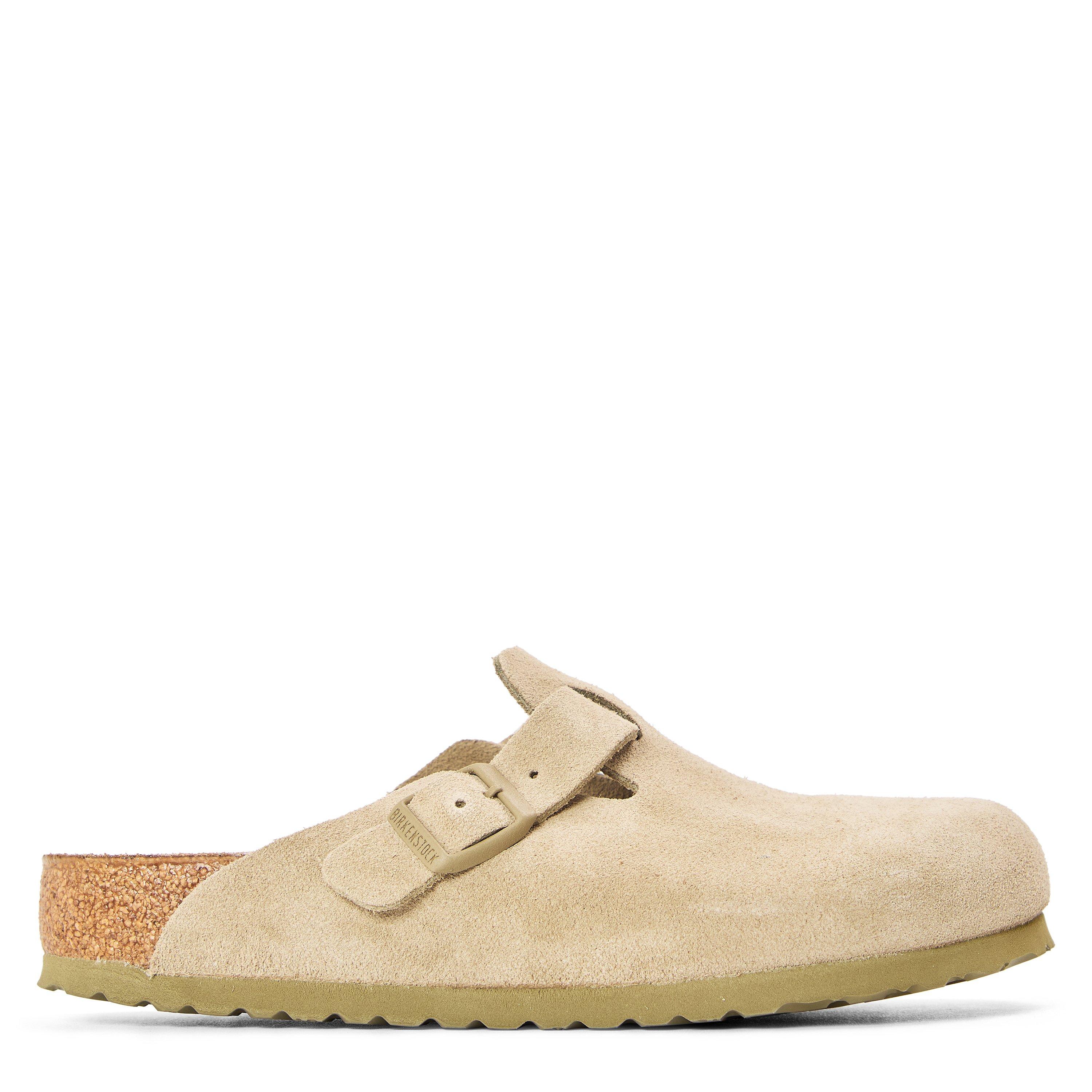 Birkenstock Men's Boston Leve Clogs - Faded Khaki - Size 10.5 (45)