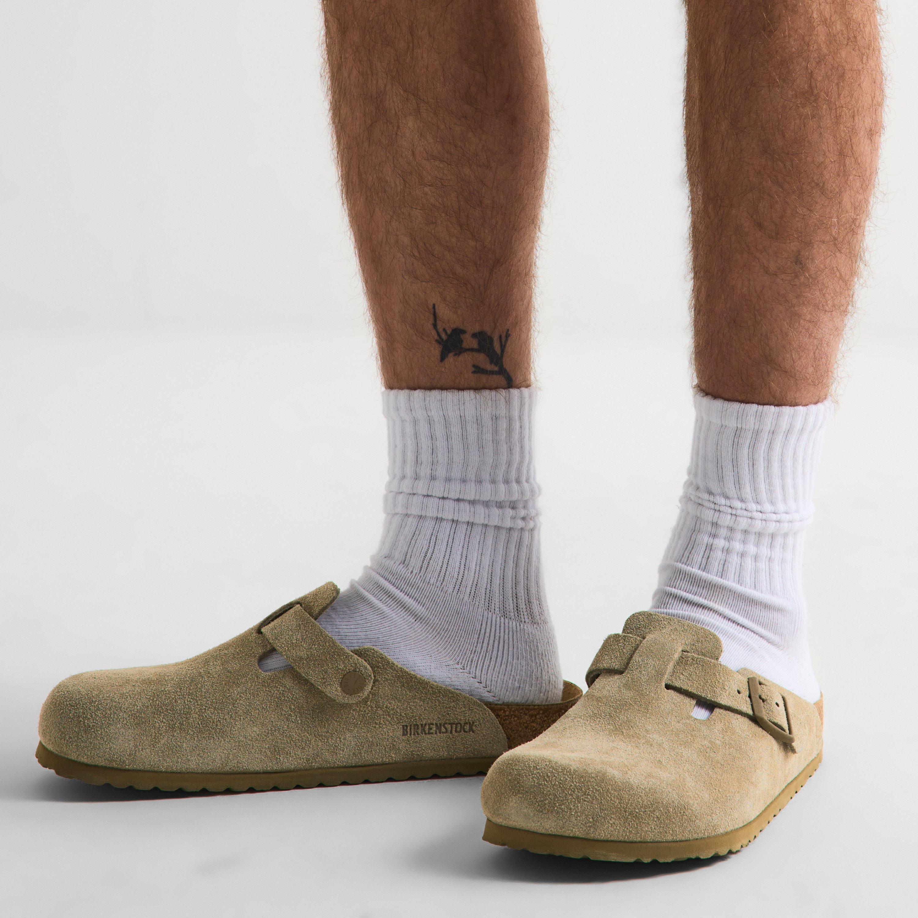 Faded Khaki - Birkenstock - Men's Boston Leve Clogs - 3