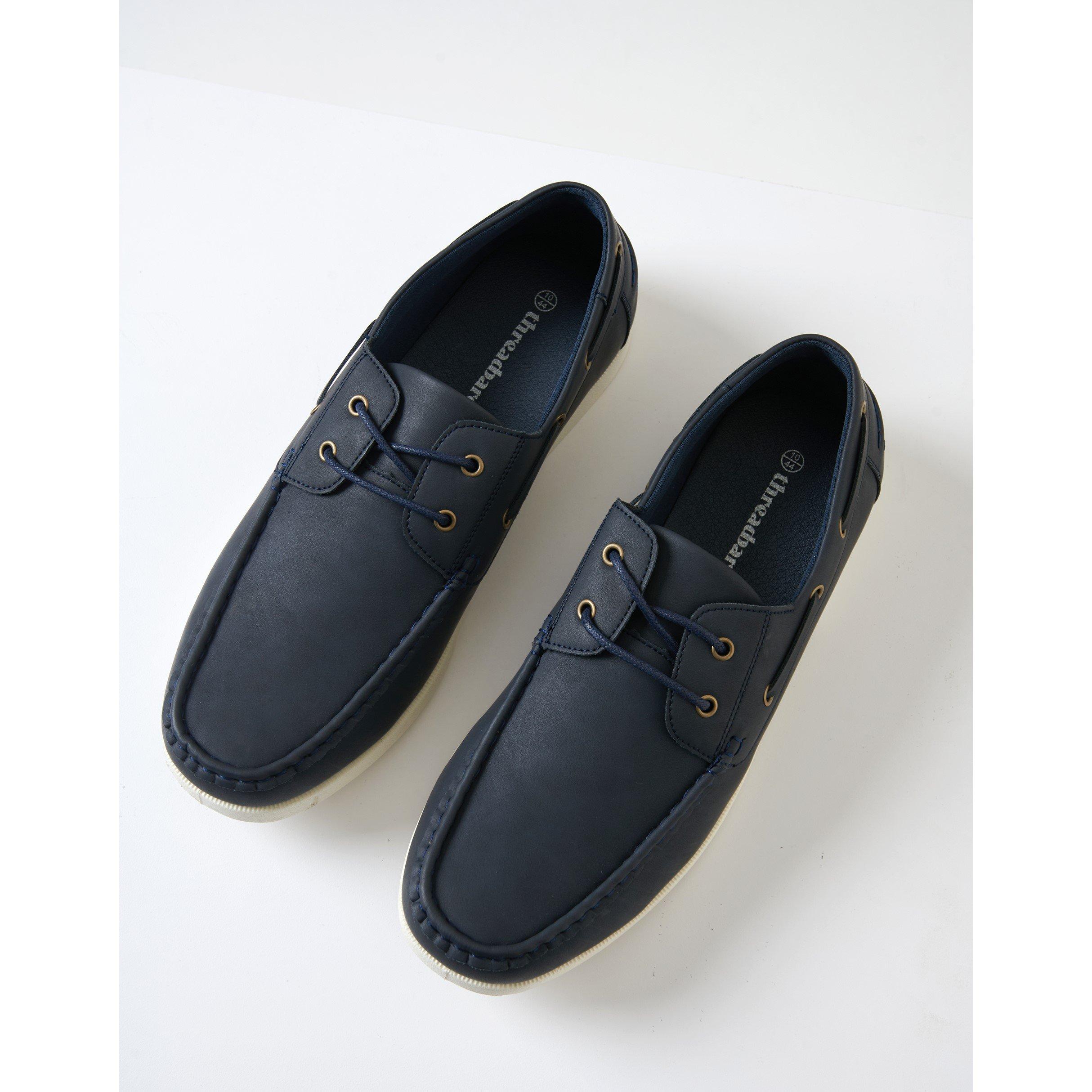 Marineblauw - Threadbare - Archery boat Shoe Sn99 - 3