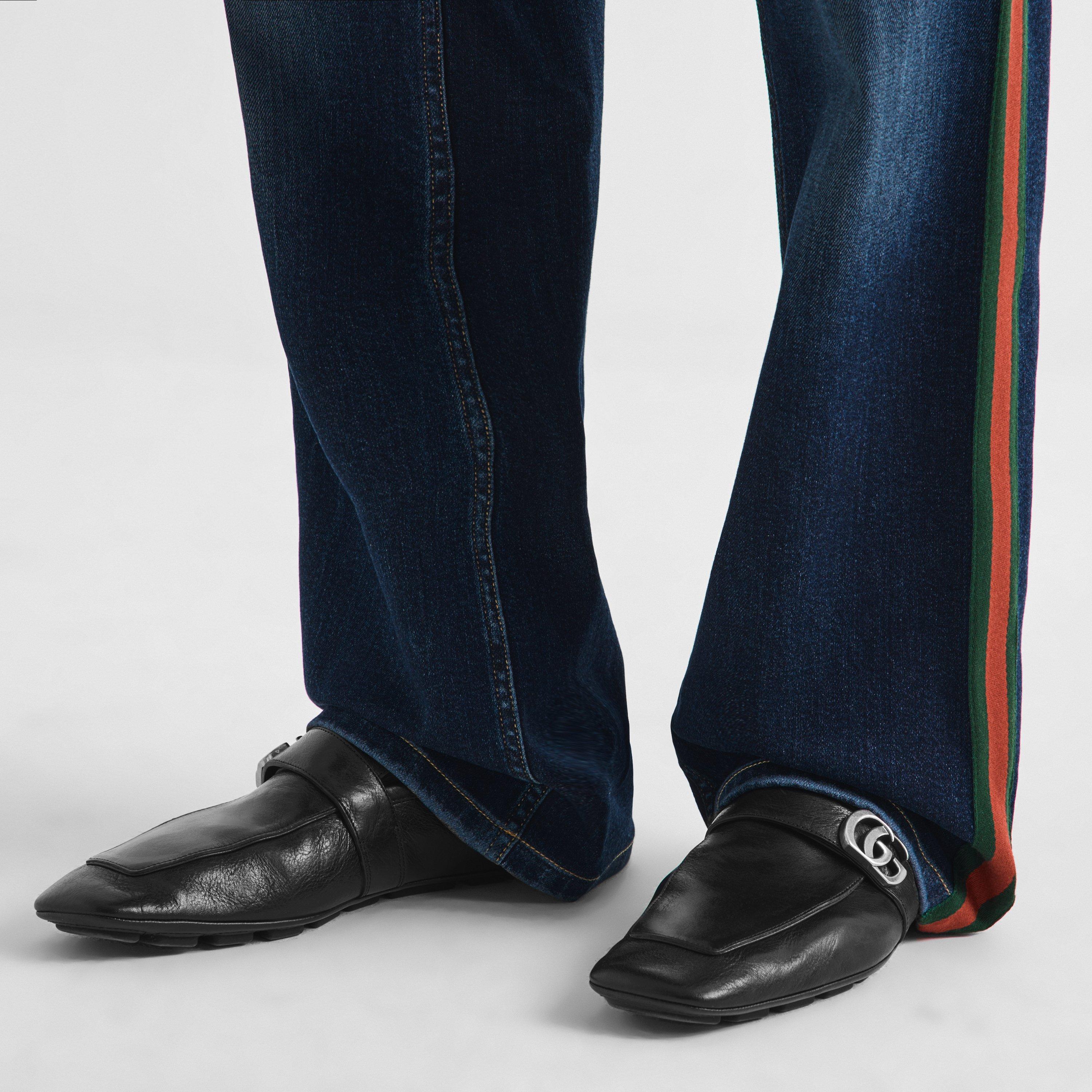 Black/Black - Gucci - Men's Victor Driver Loafers - 3