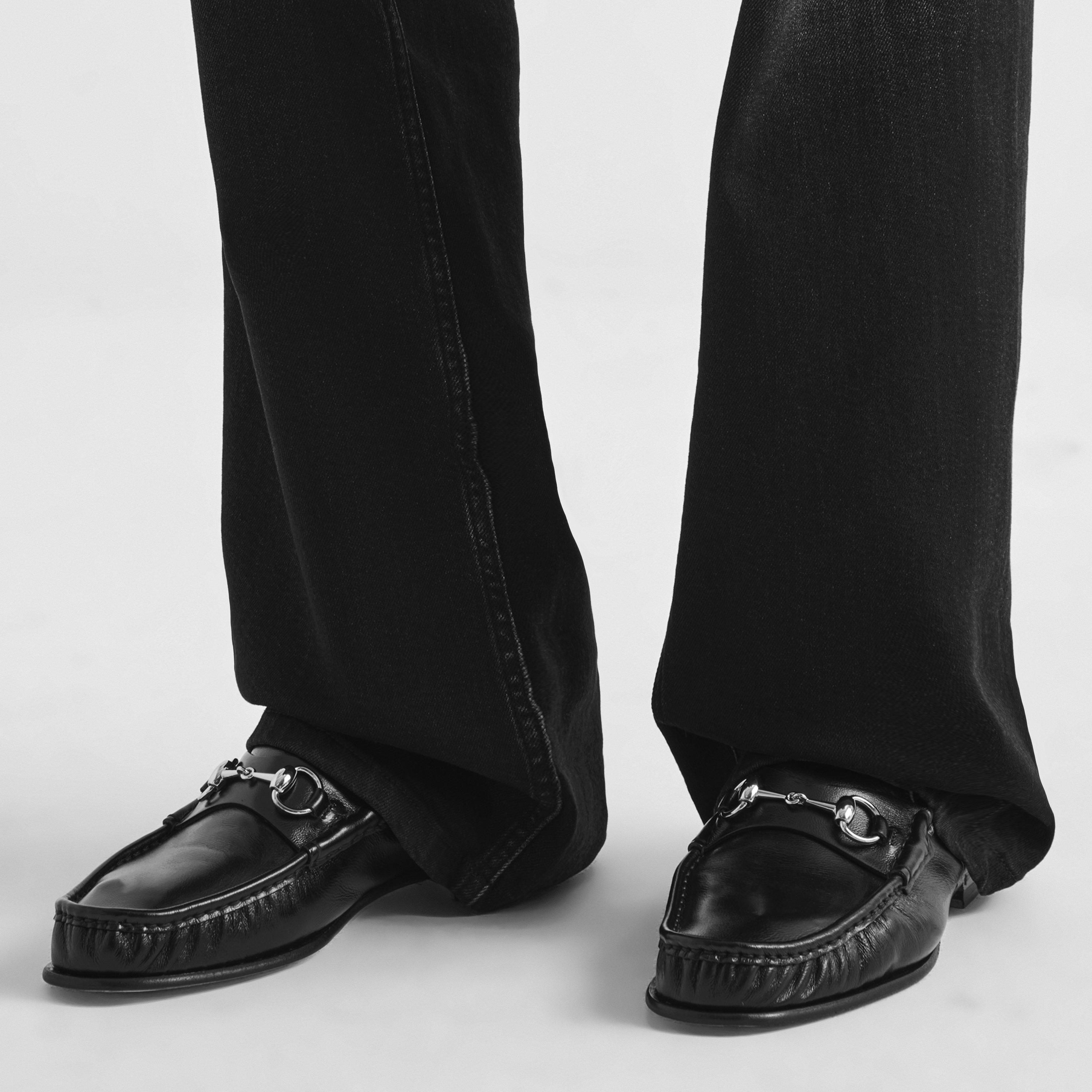 Black - Gucci - Men's Bella Loafer - 3