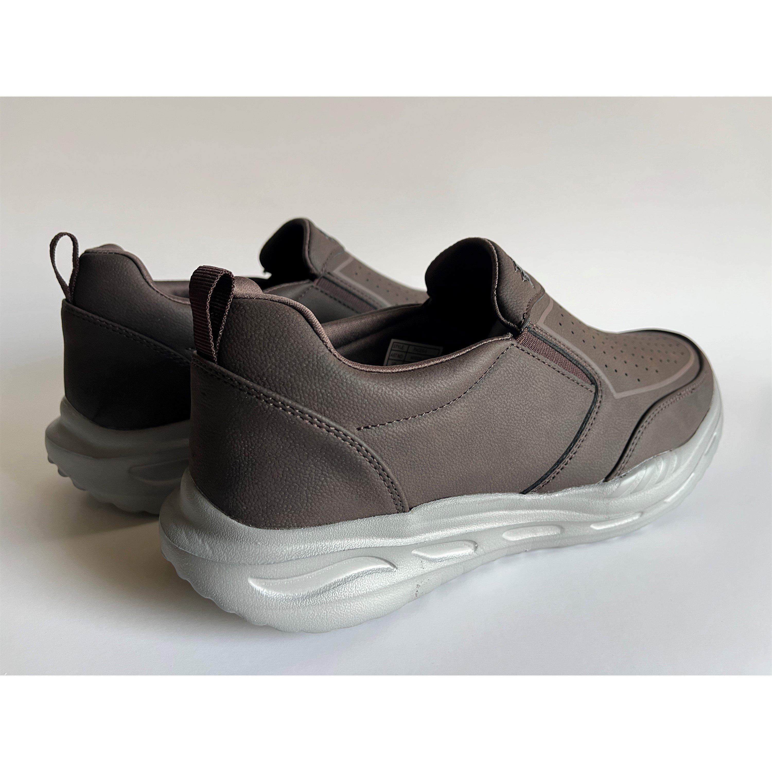 COFFEE - No Fear - Men's PACES-X Slip On Trainers - 4