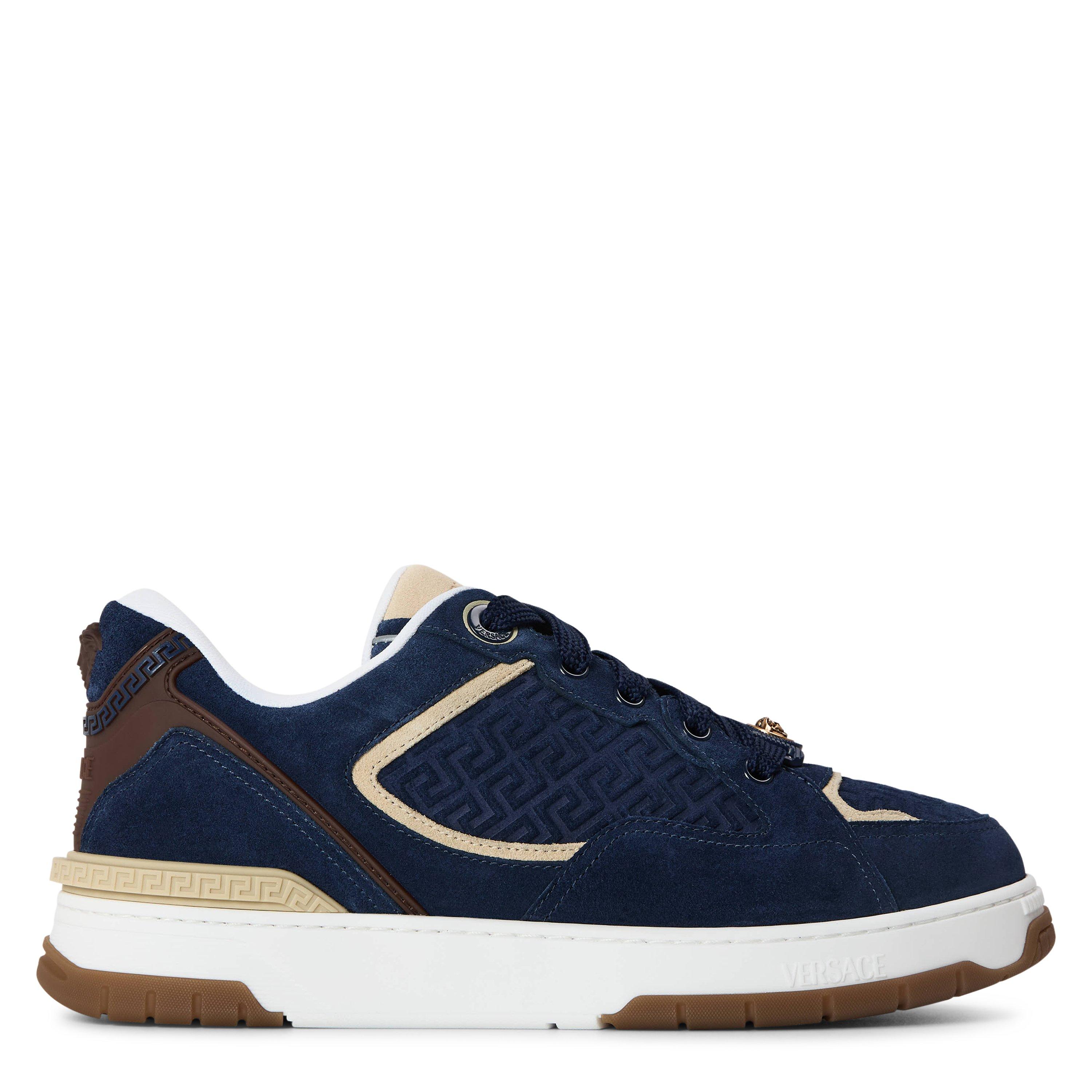 Versace Versace Big Bskt Tr Sn63 - Marine/Bge/Gld - Size 9 (43)