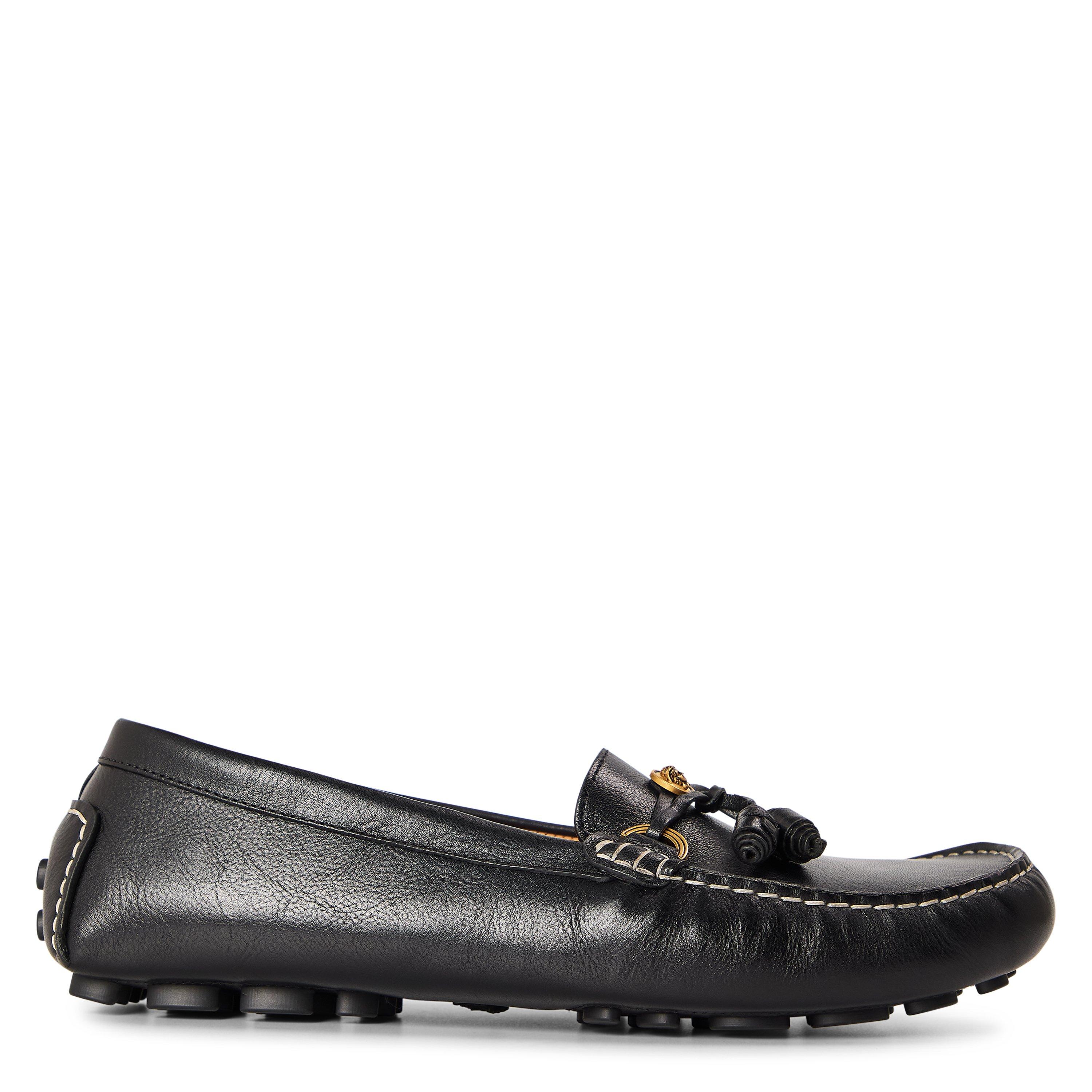 Black/Gold - Versace - Versace Driver Loafr Sn63 - 1
