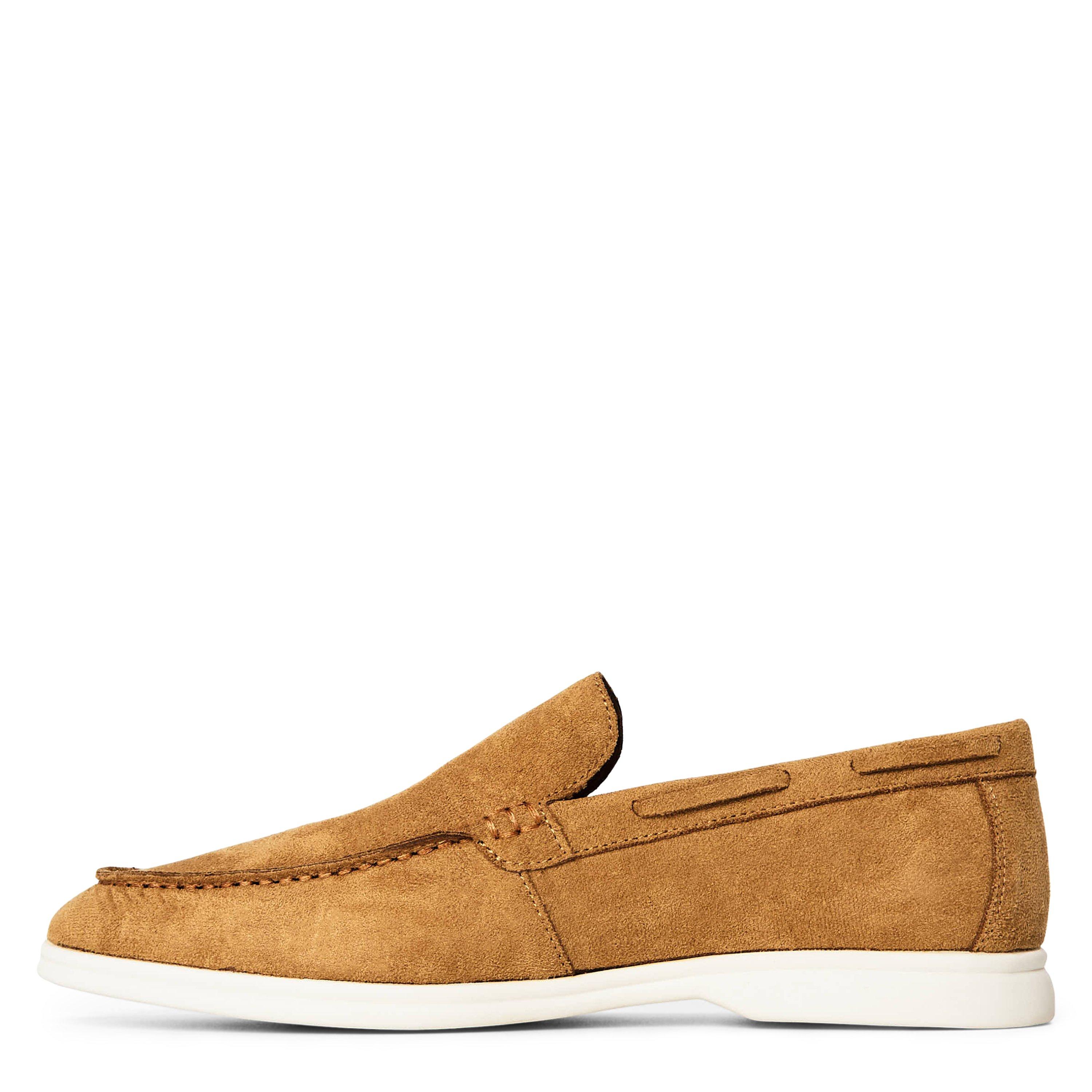 Ante beige - Wheres That From - Men's Suede Slip On Easy Loafers - 2