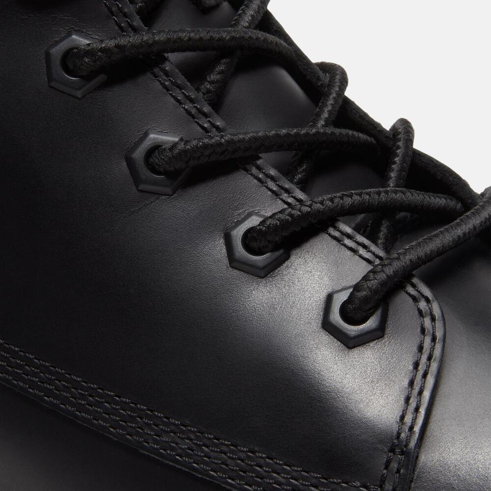 Black Grain - Timberland - Men's Britton Drive Mid Leather Hiker Boots - 7