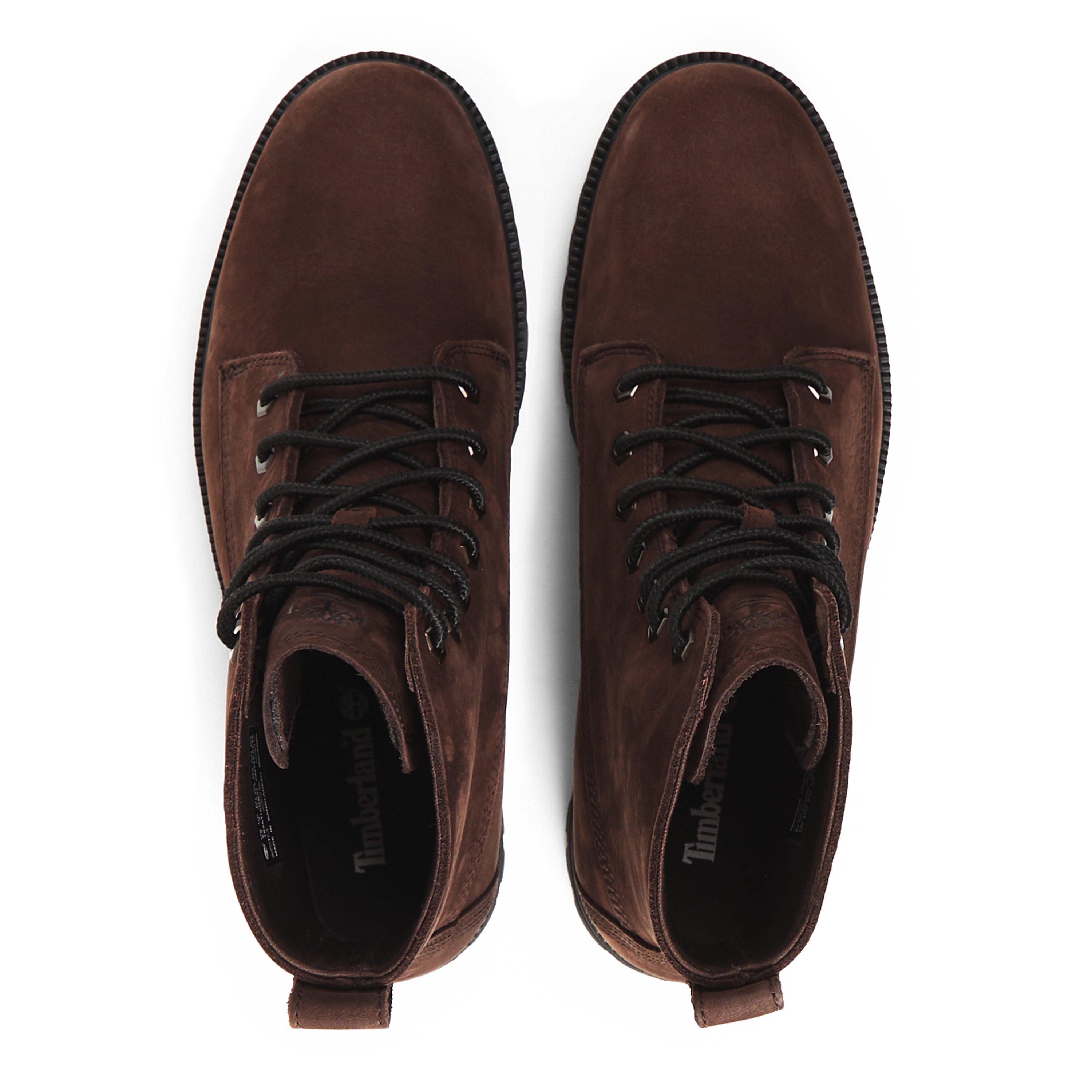 Dark Brown NB - Timberland - Men's Britton Drive Mid Leather Hiker Boots - 4