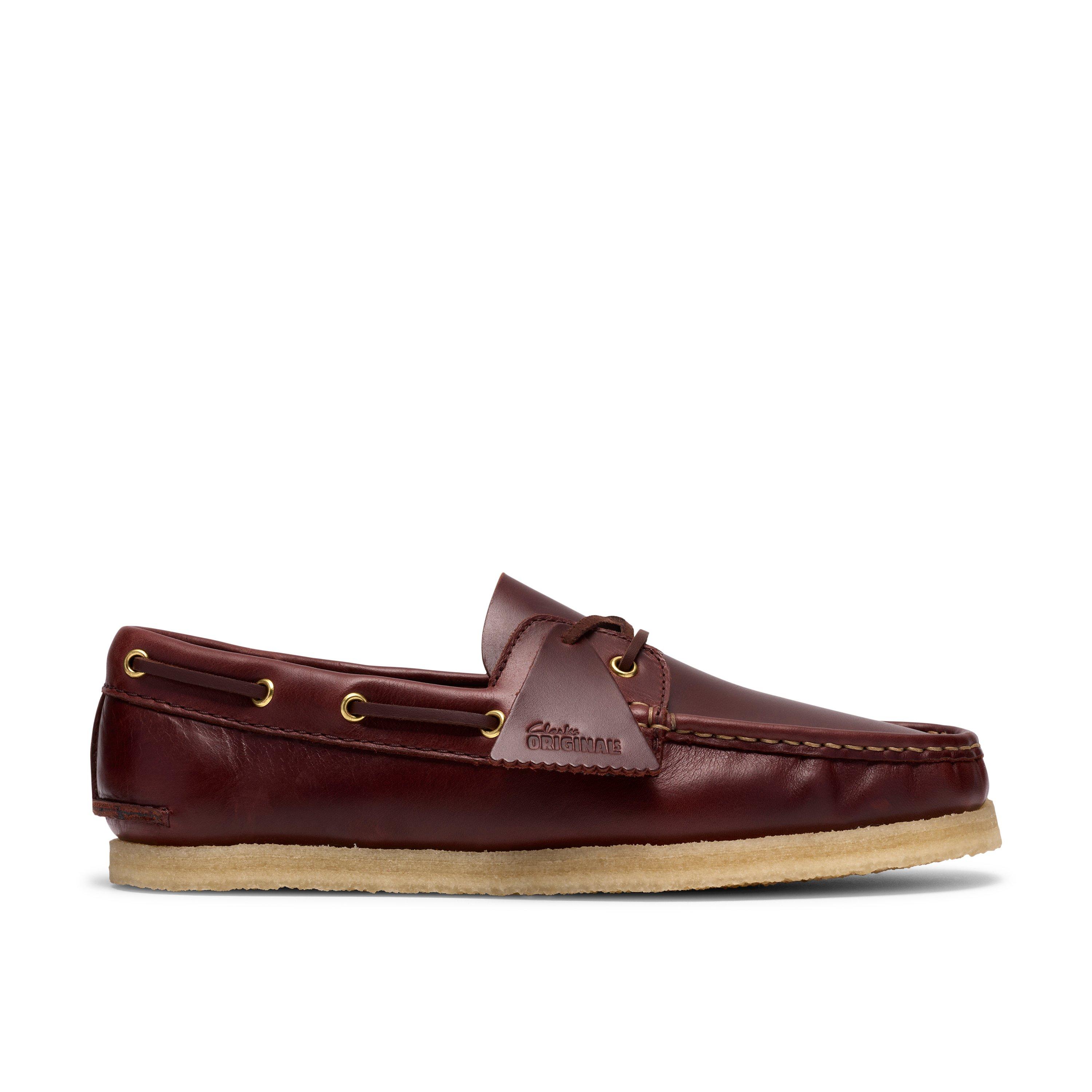 British Tan - Clarks Originals - Clarks Godney Boat Sn63 - 1