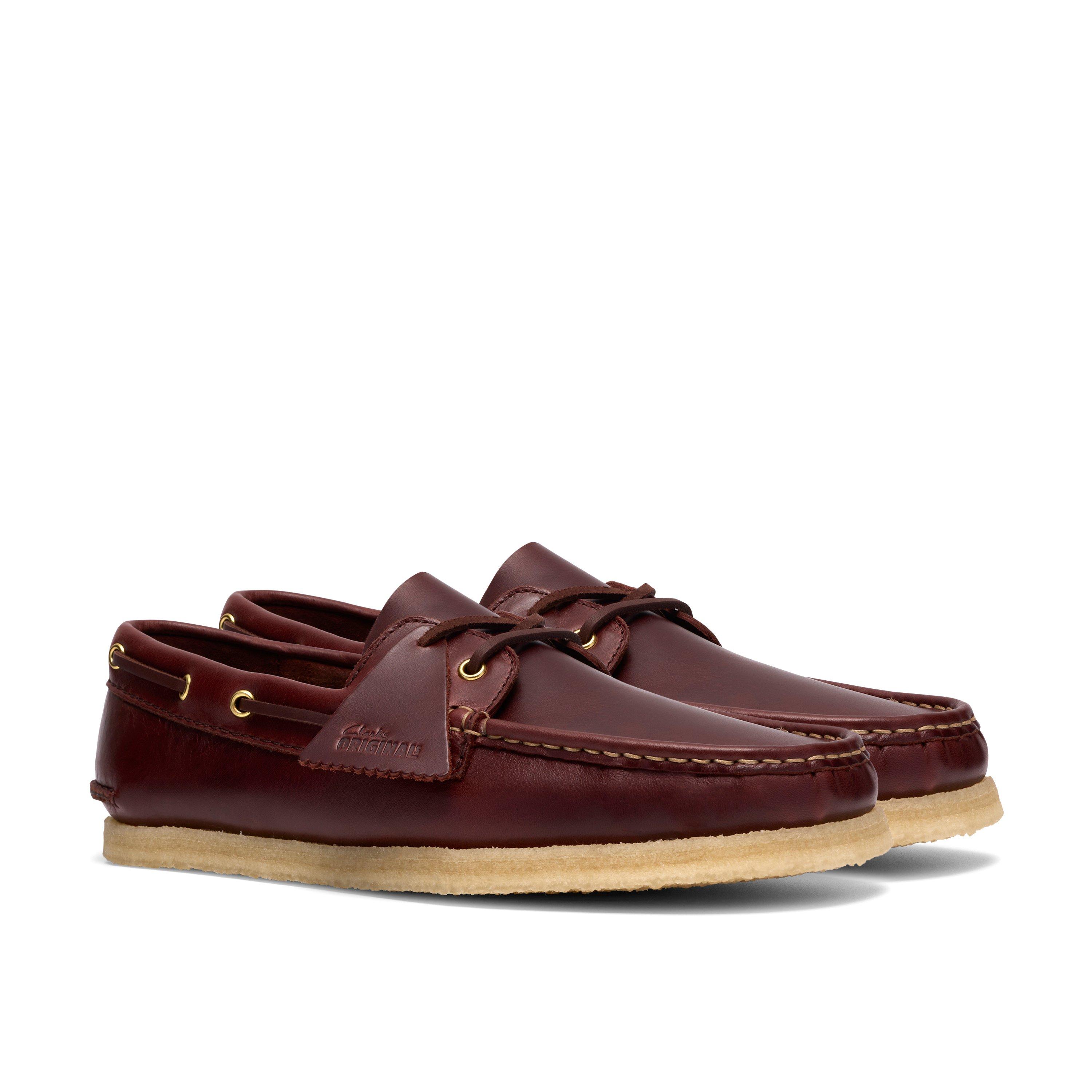 British Tan - Clarks Originals - Clarks Godney Boat Sn63 - 4