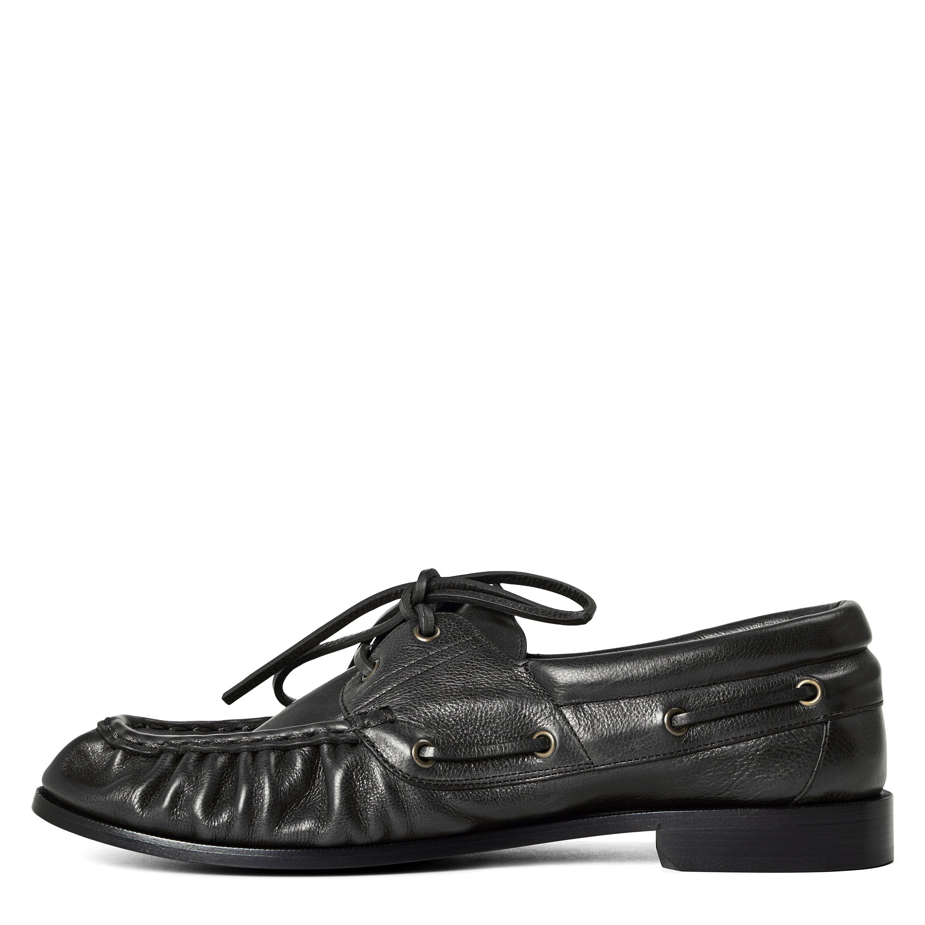 Black - Saint Laurent - Saint Boat Shoe Sn64 - 2