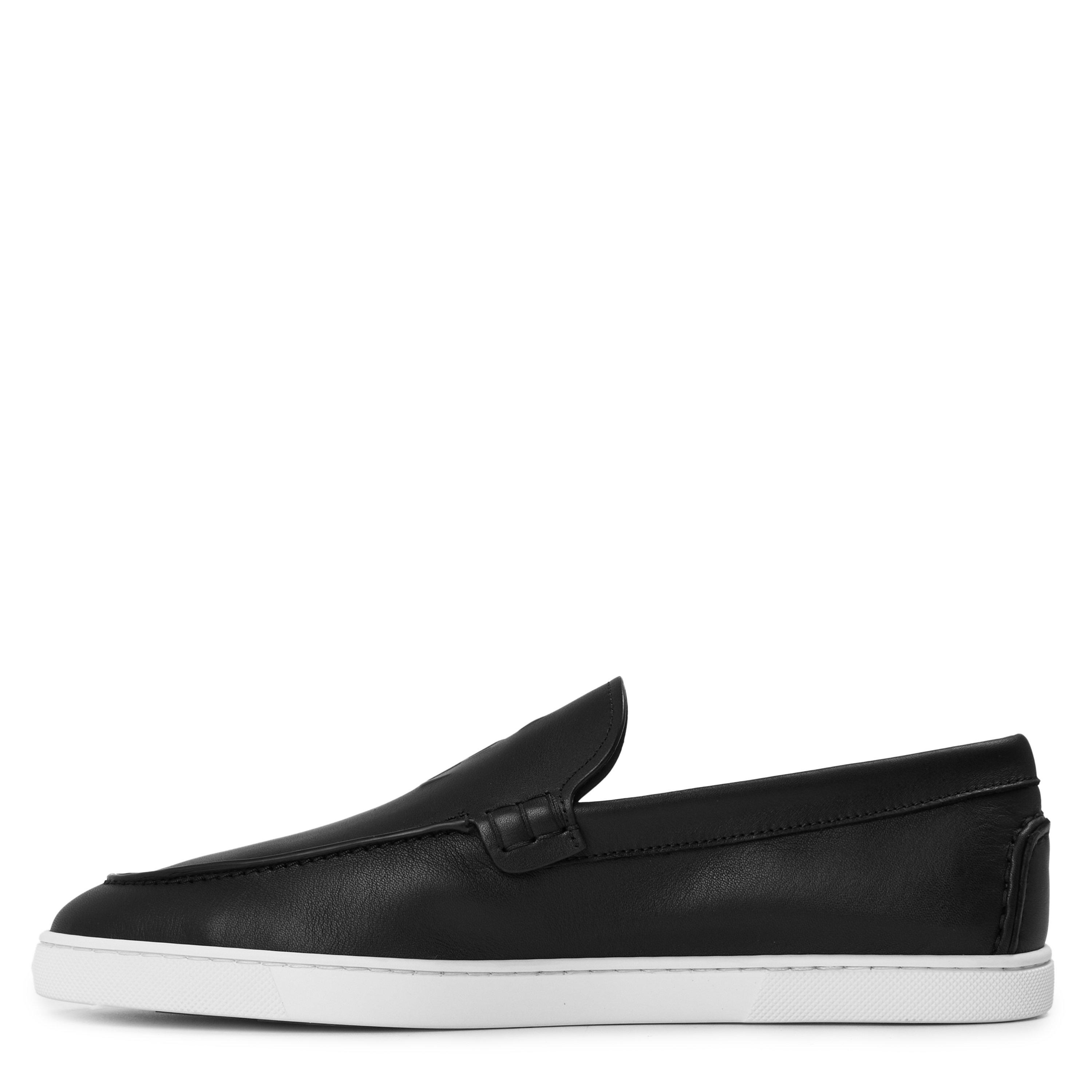 Black Leather - Christian Louboutin - NeoCL Boat Loafer - 2
