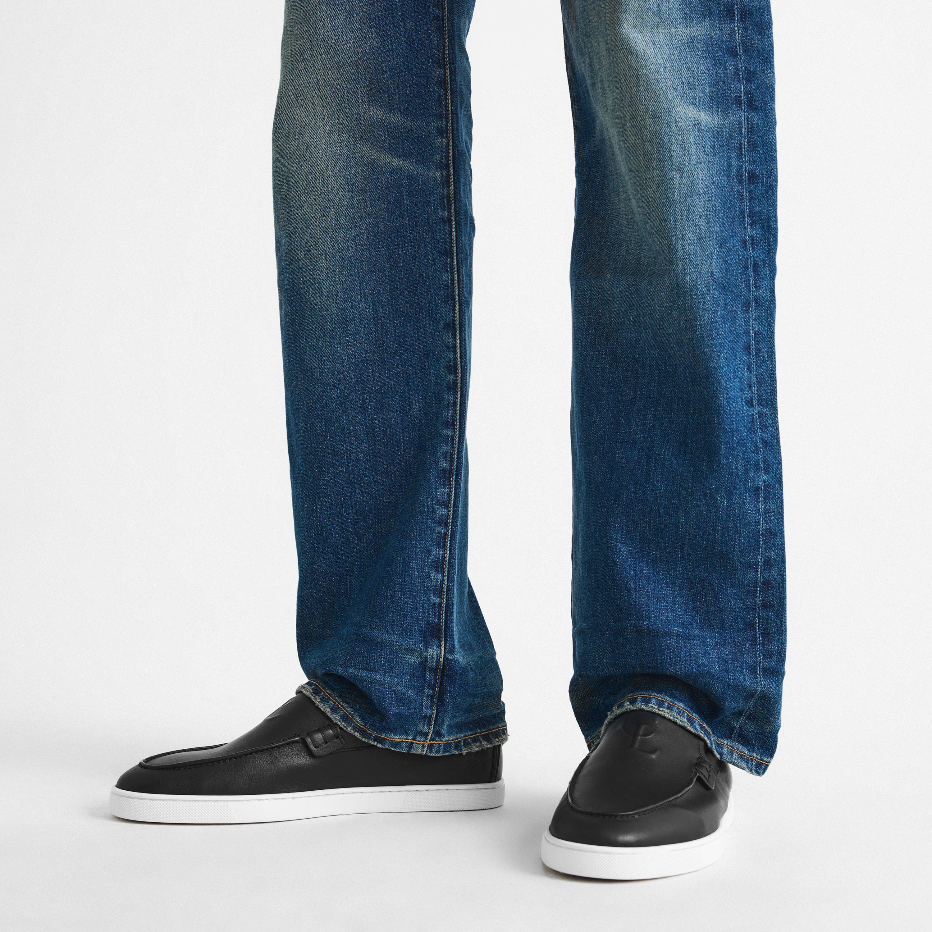 Black Leather - Christian Louboutin - NeoCL Boat Loafer - 3