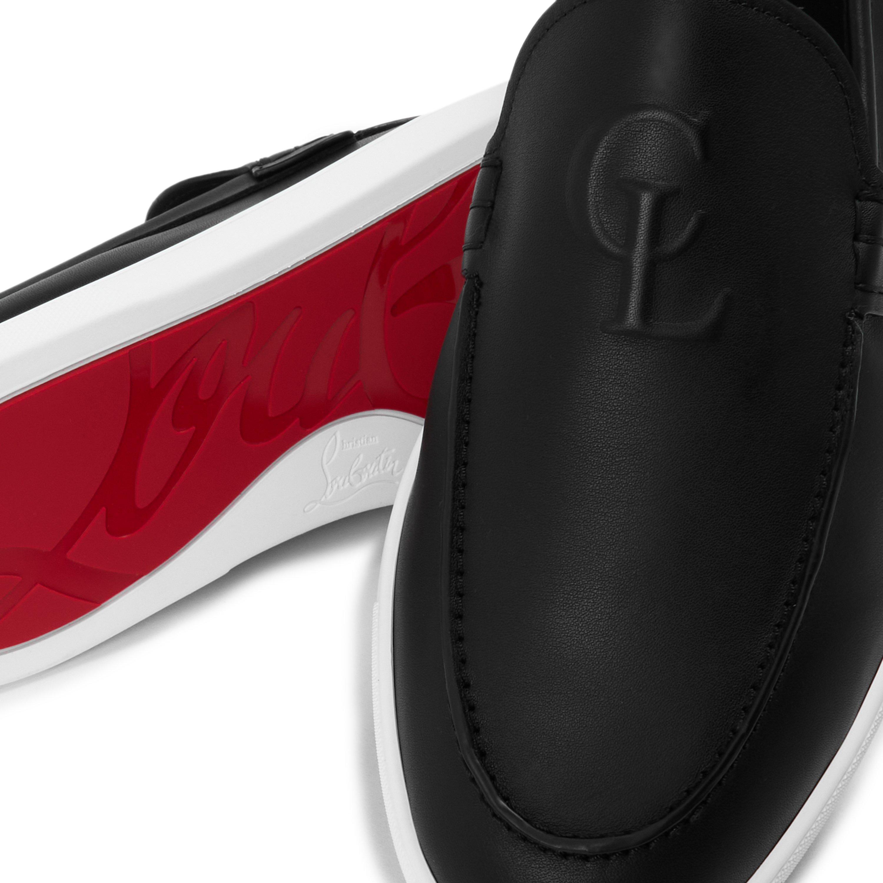 Black Leather - Christian Louboutin - NeoCL Boat Loafer - 5