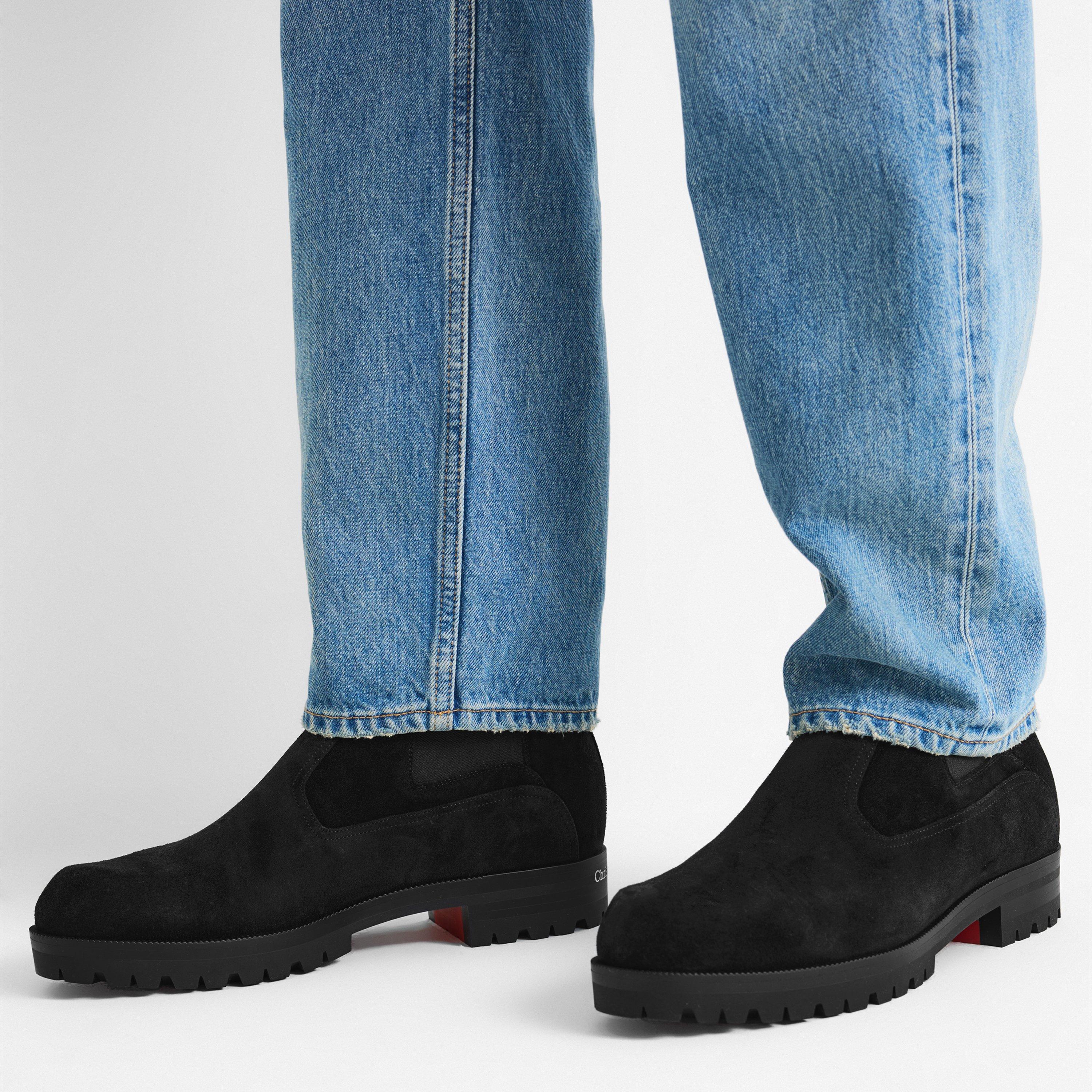 Black - Christian Louboutin - Men's Cavernos Chelsea Boots - 3