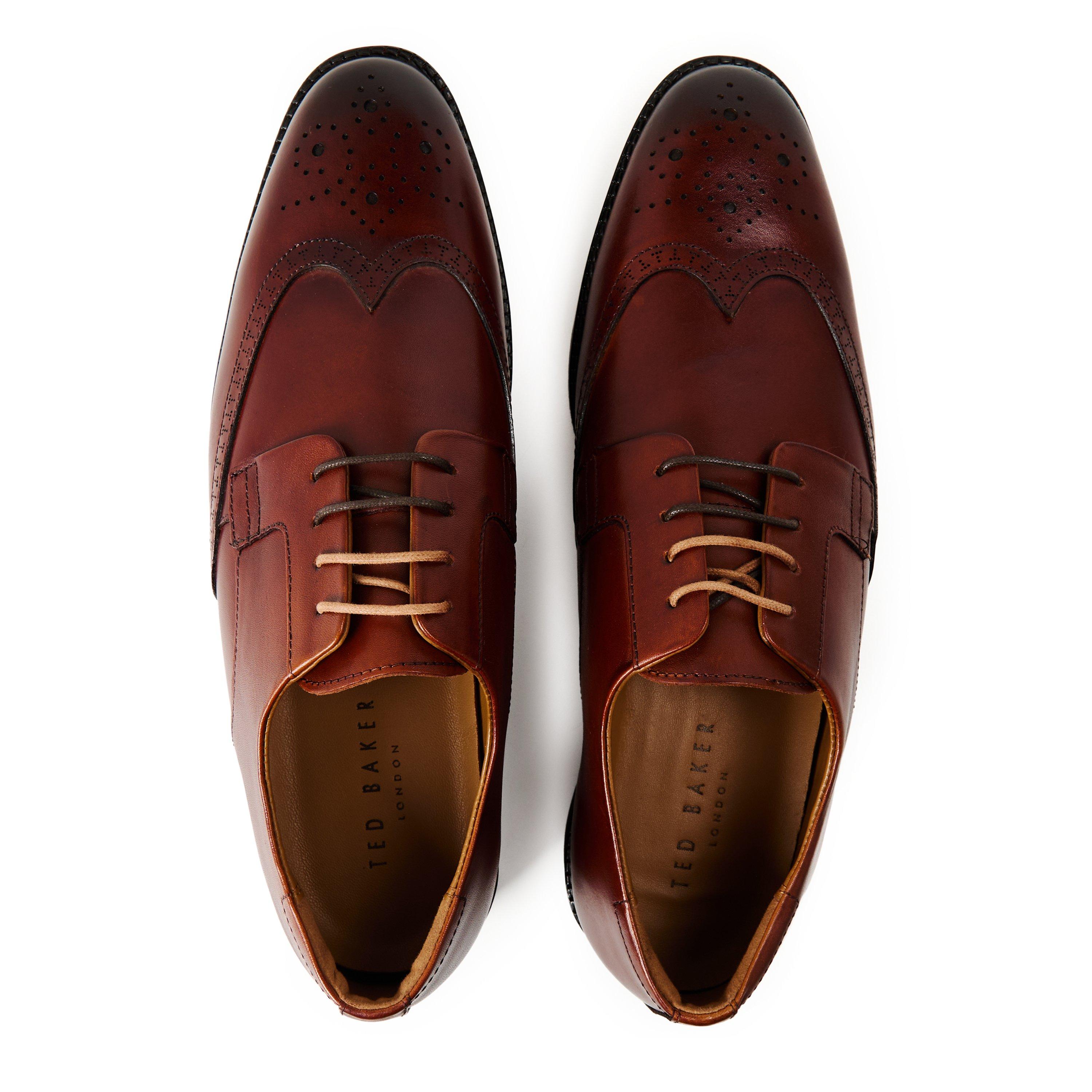 Brown - Ted Baker - Men's Brogue - 4
