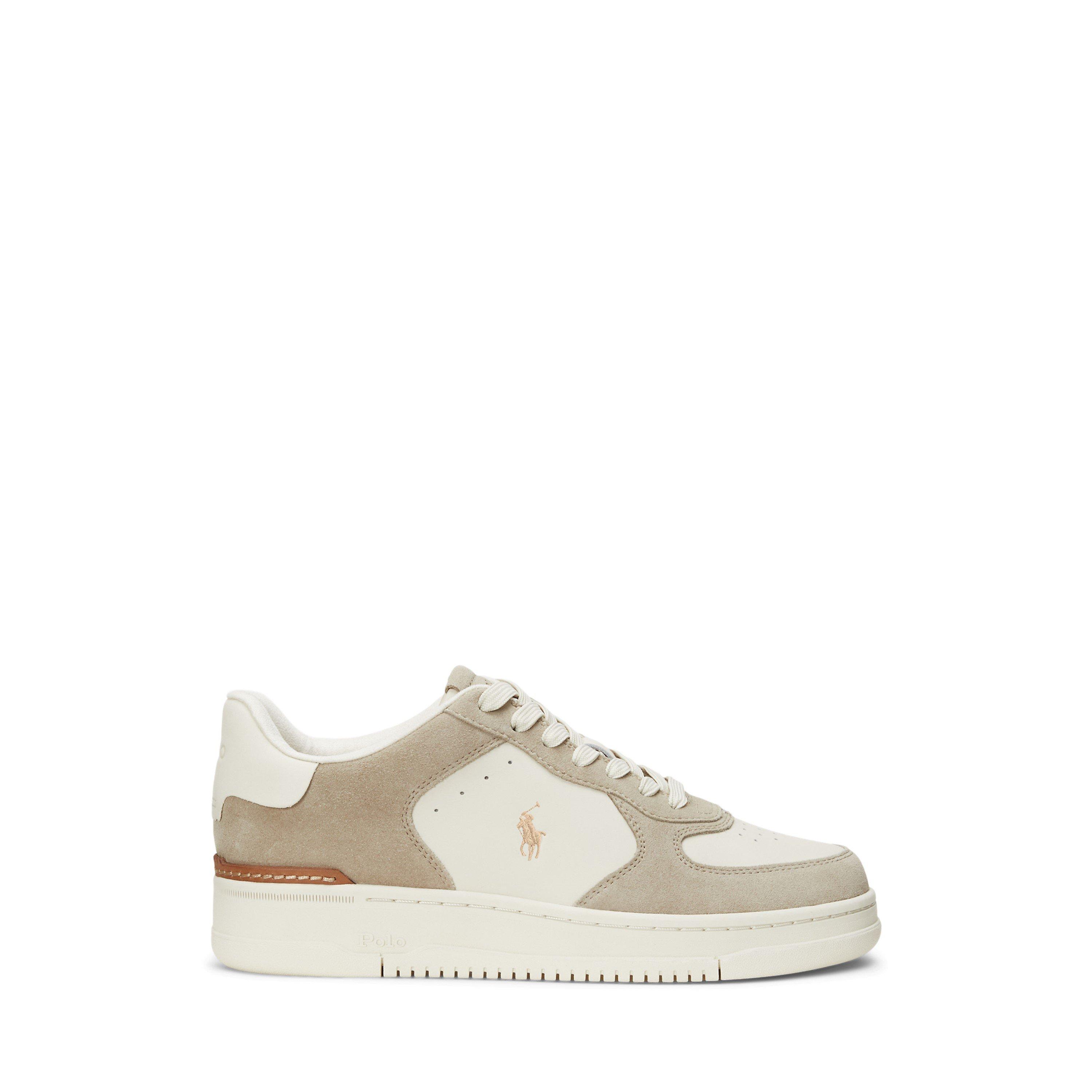 M/shake Ecru - Polo Ralph Lauren - Men's Masters Court Leather Trainers - 1