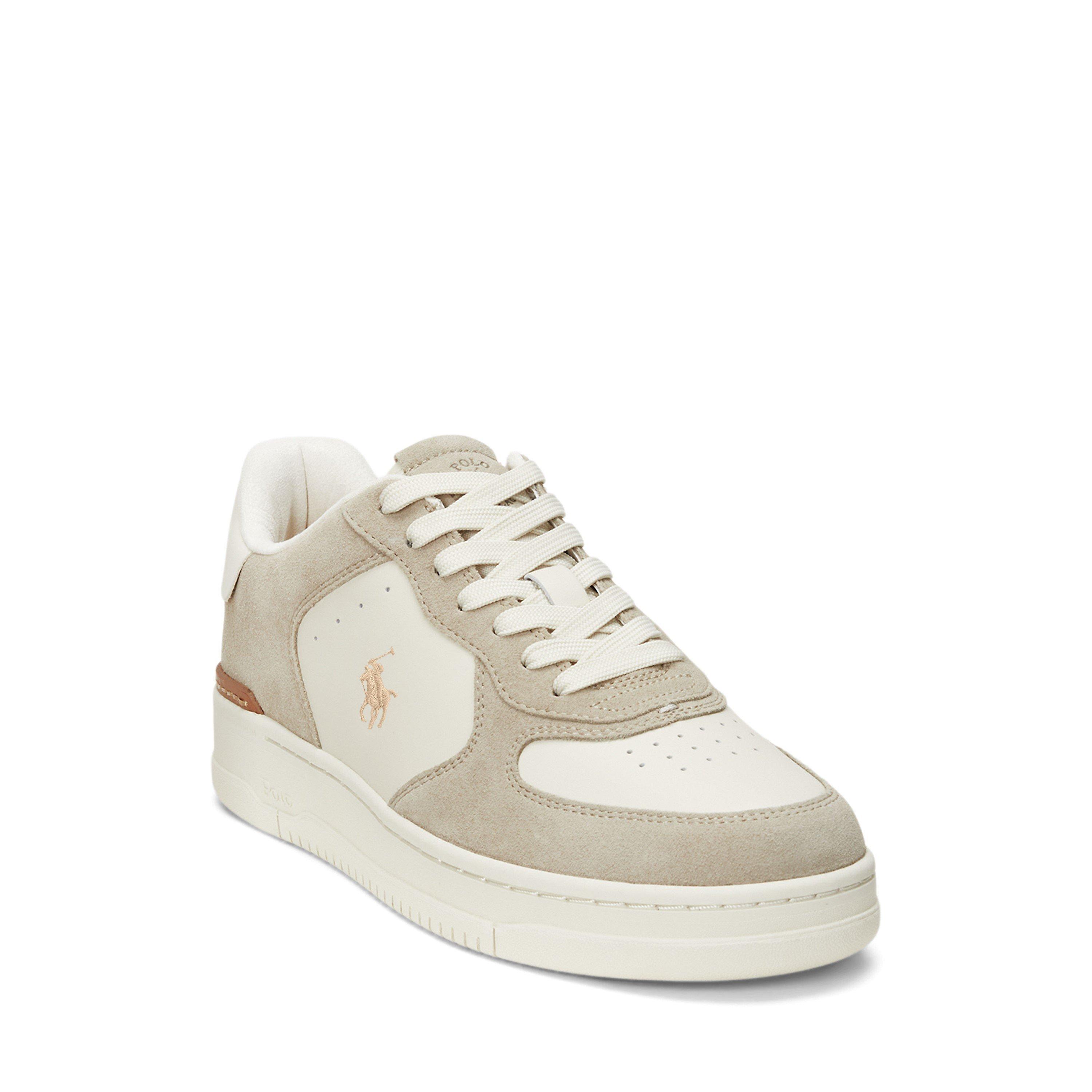 M/shake Ecru - Polo Ralph Lauren - Men's Masters Court Leather Trainers - 2