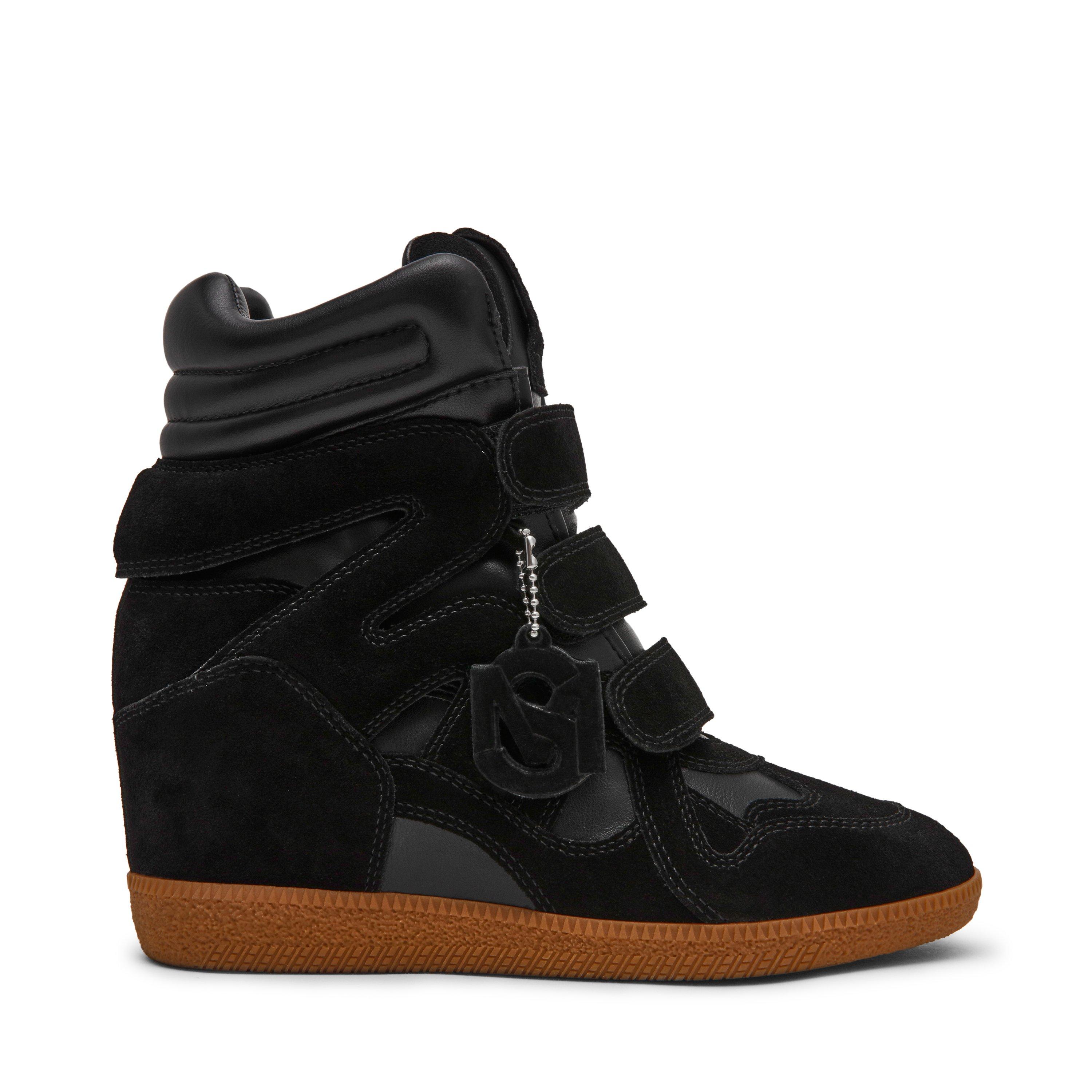 Steve Madden Women's Mavis Suede Wedge Trainers - Black Sue - 3 (36)