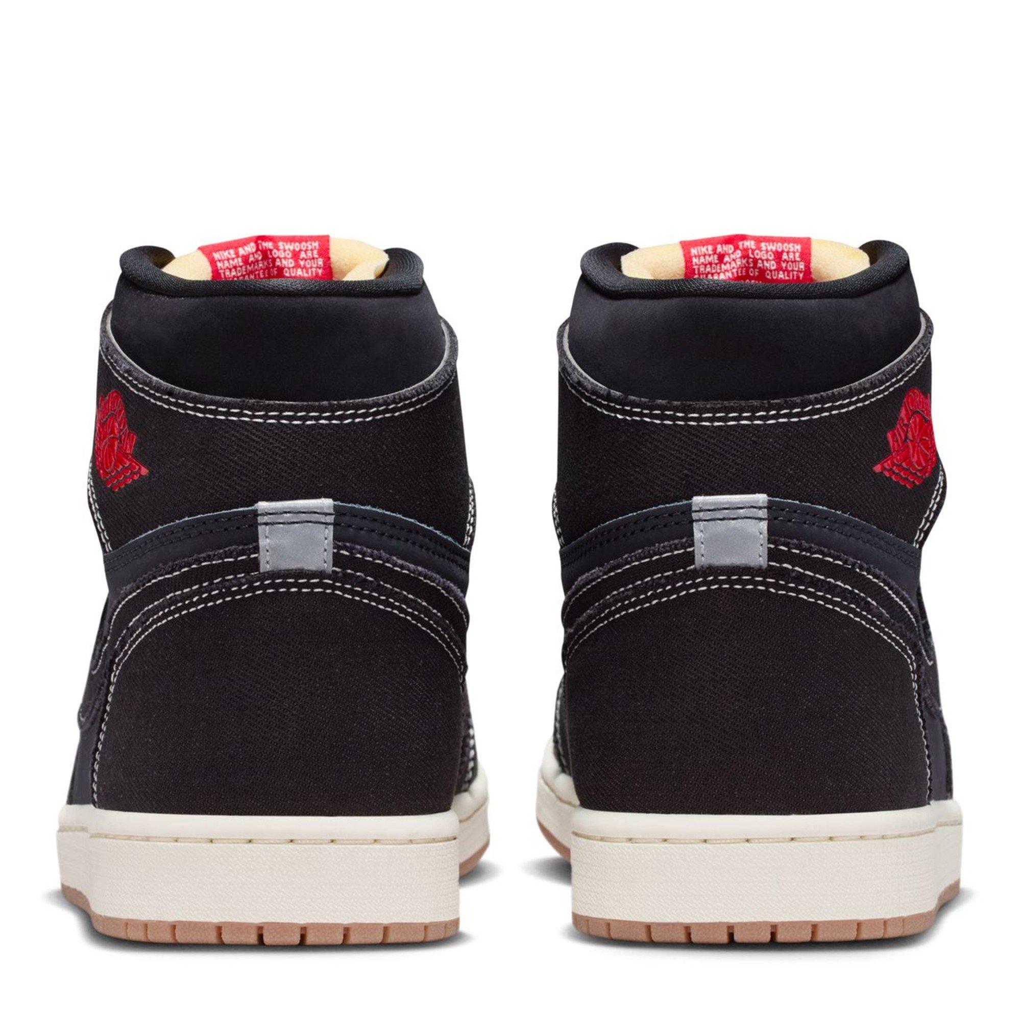 Black/Uni Red - Air Jordan - Mens Air Jordan 1 Hi Retro Flight Club - 4