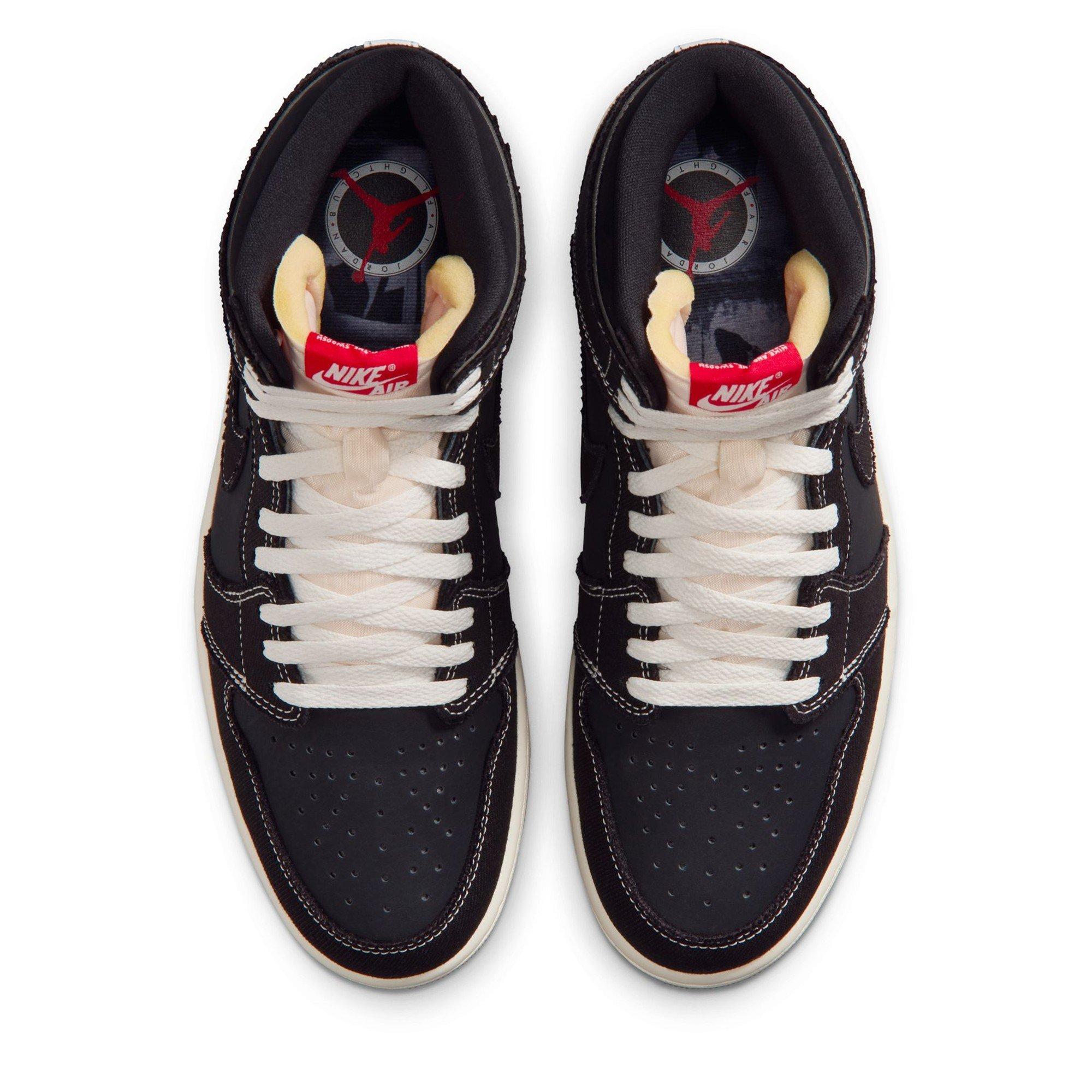 Black/Uni Red - Air Jordan - Mens Air Jordan 1 Hi Retro Flight Club - 5