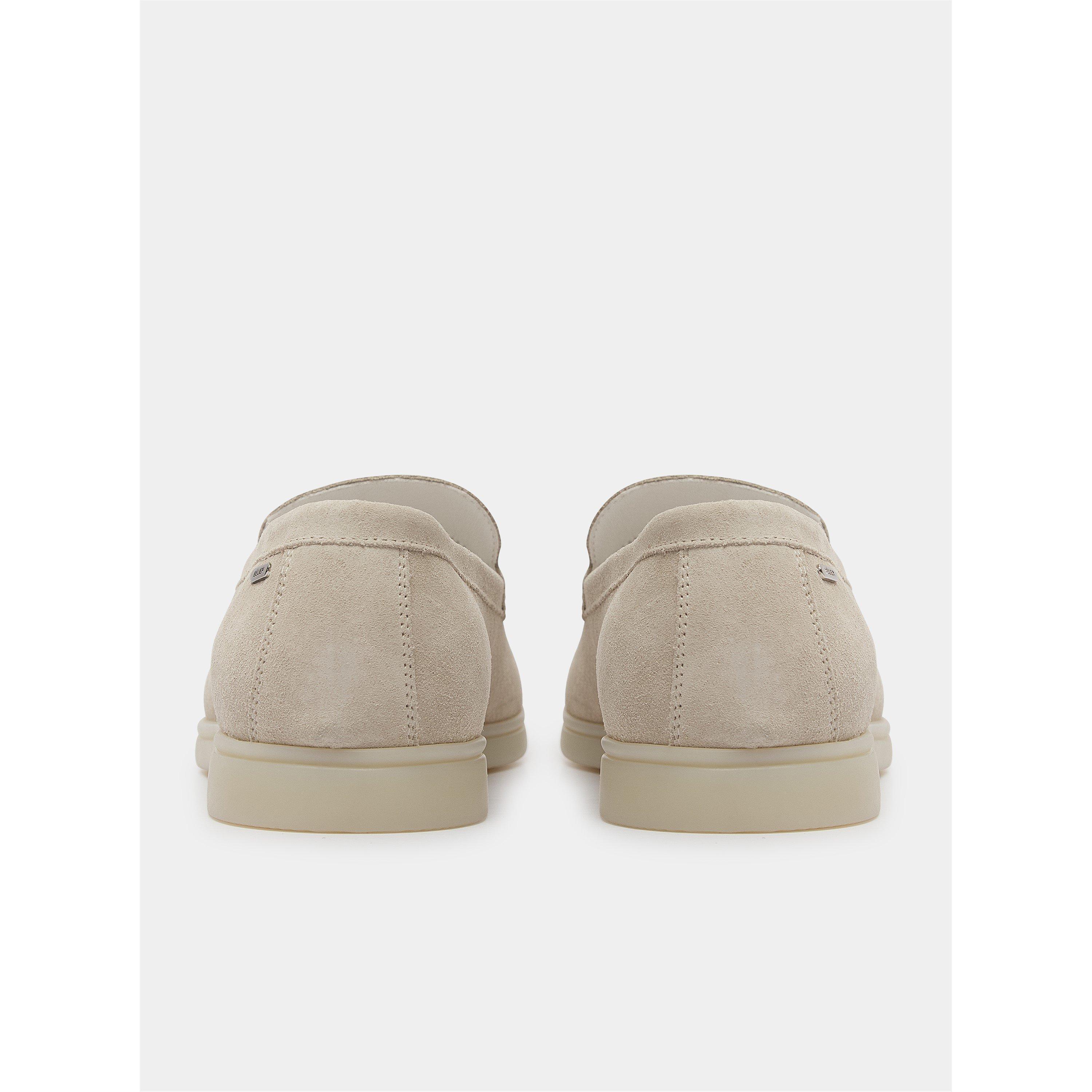 Sand - BELIER - Men's Amalfi Suede Loafers - 4