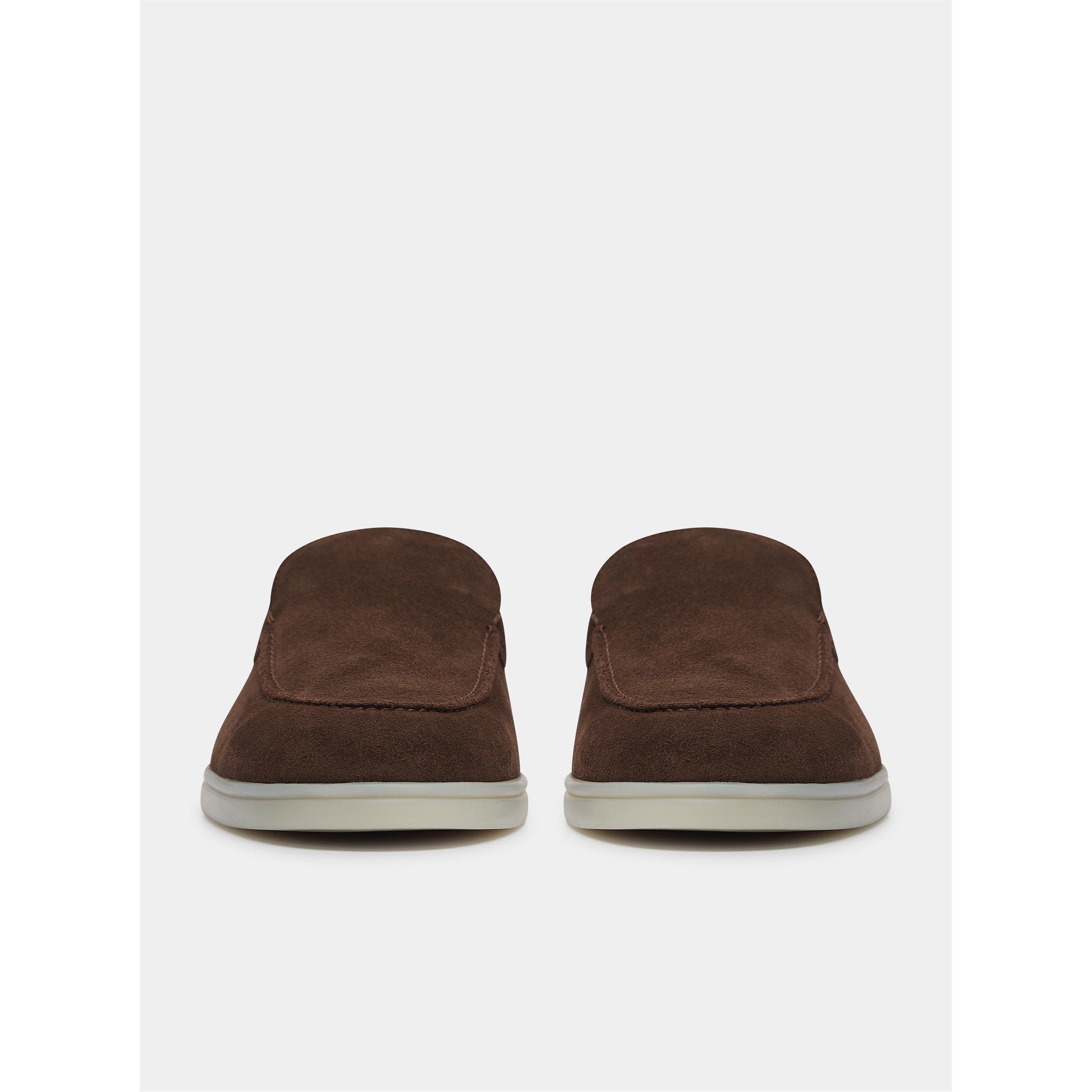 Brown - BELIER - Men's Amalfi Suede Loafers - 2