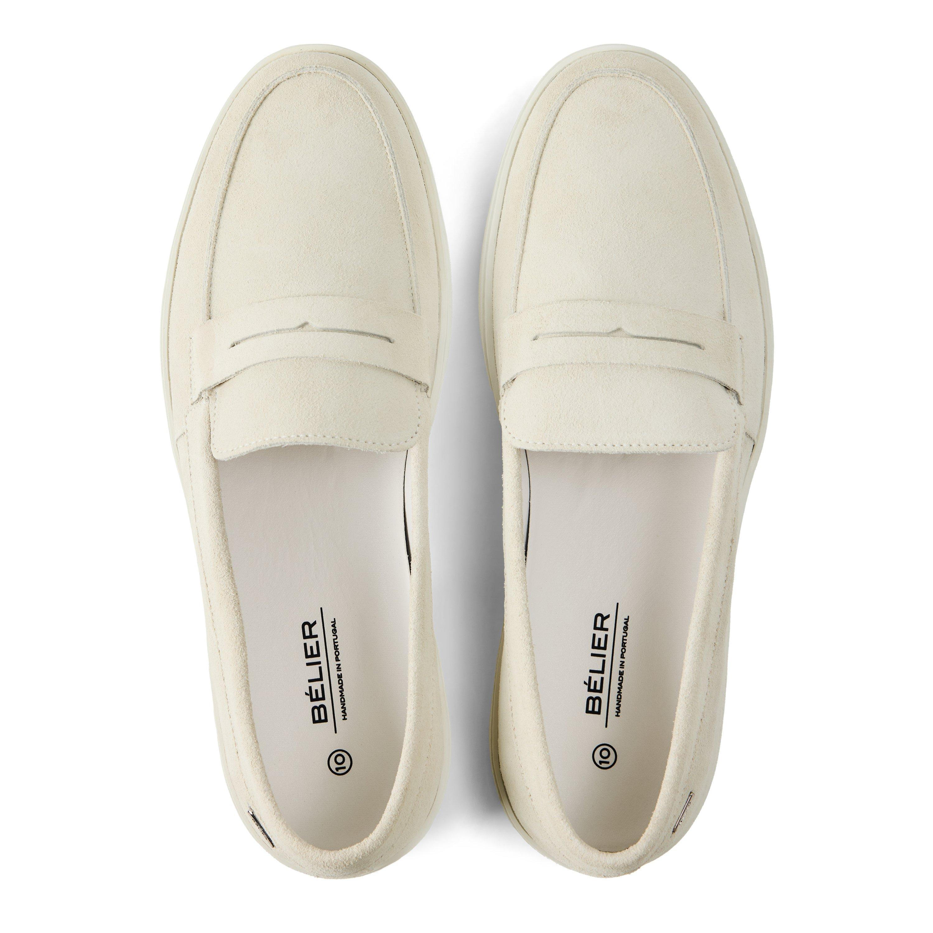 Sand - BELIER - Men's Monaco Suede Loafers - 4