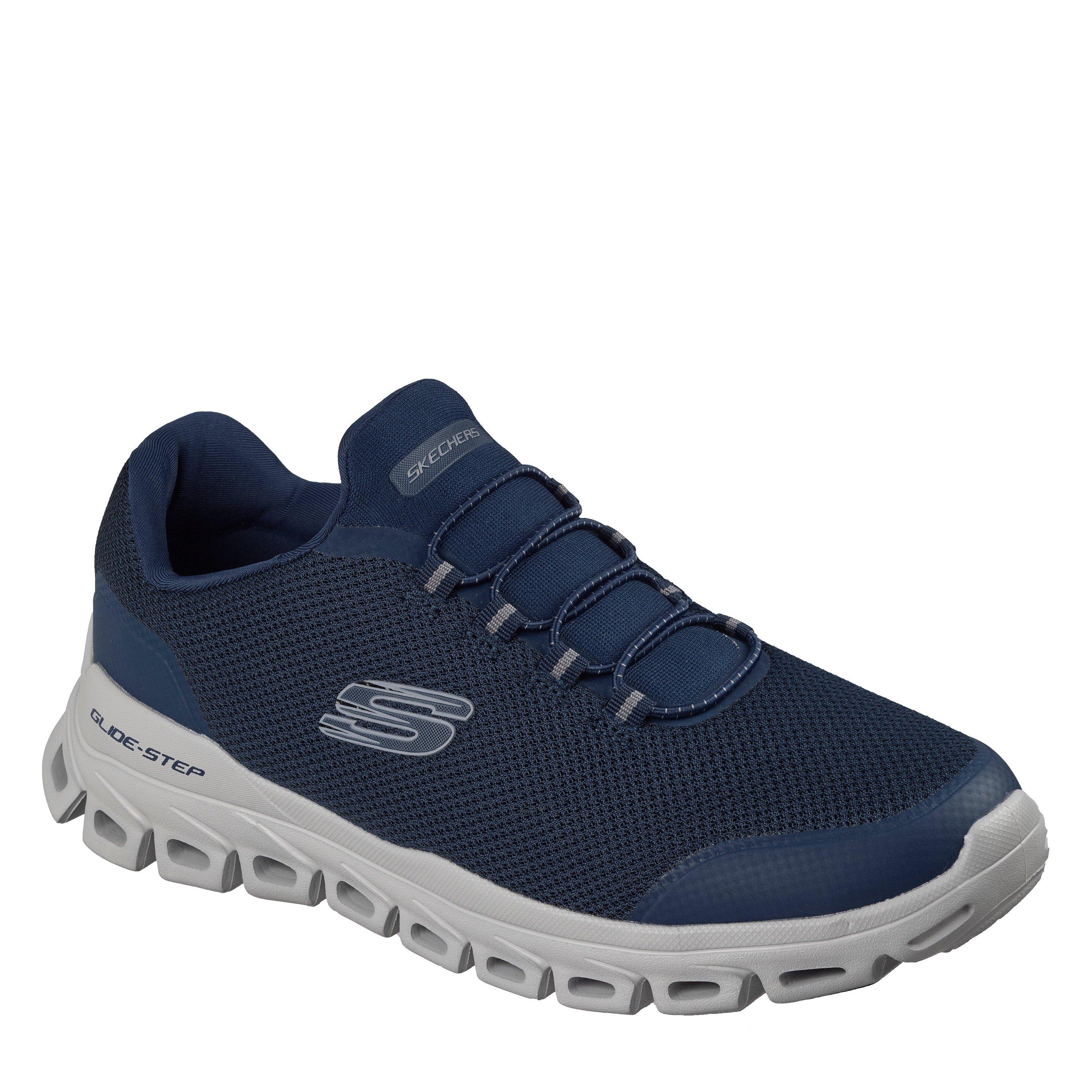Navy - Skechers - Skechers Glide Step Sn64 - 3